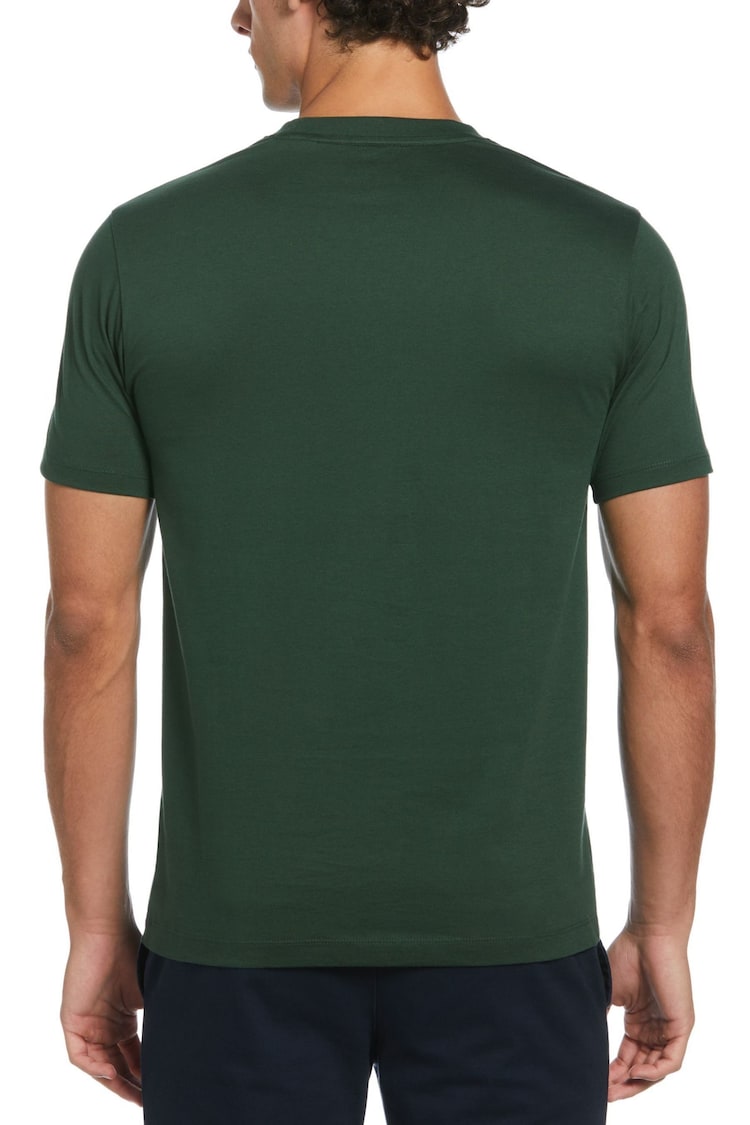 Original Penguin Green Embroidered Logo T-Shirt - Image 2 of 4