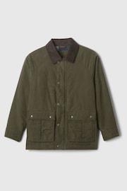 Gap Green Waxed Canvas Field Jacket (4-13yrs) - Image 4 of 5