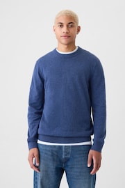 Gap Blue CashSoft Crew Neck Jumper - Image 1 of 2