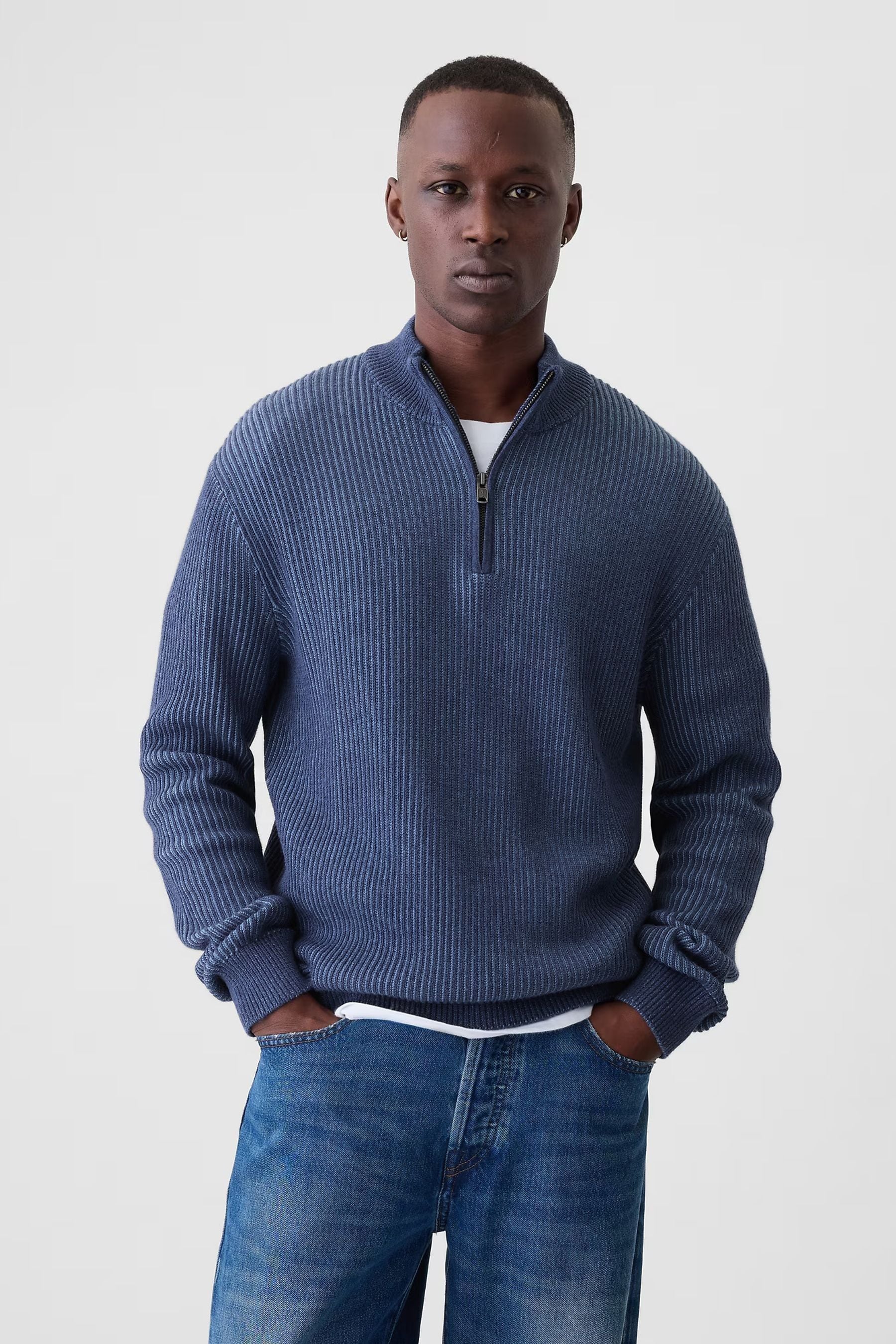 Gap half zip sweater hotsell