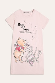 Brand Threads Pink Ladies Disney Winnie The Pooh Nightie - Image 1 of 3