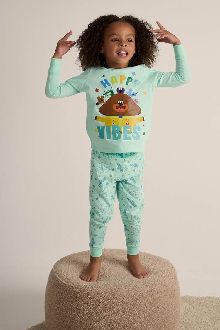 Brand Threads Blue Hey Duggee Unisex 100% Cotton Pyjamas Set - Image 1 of 6