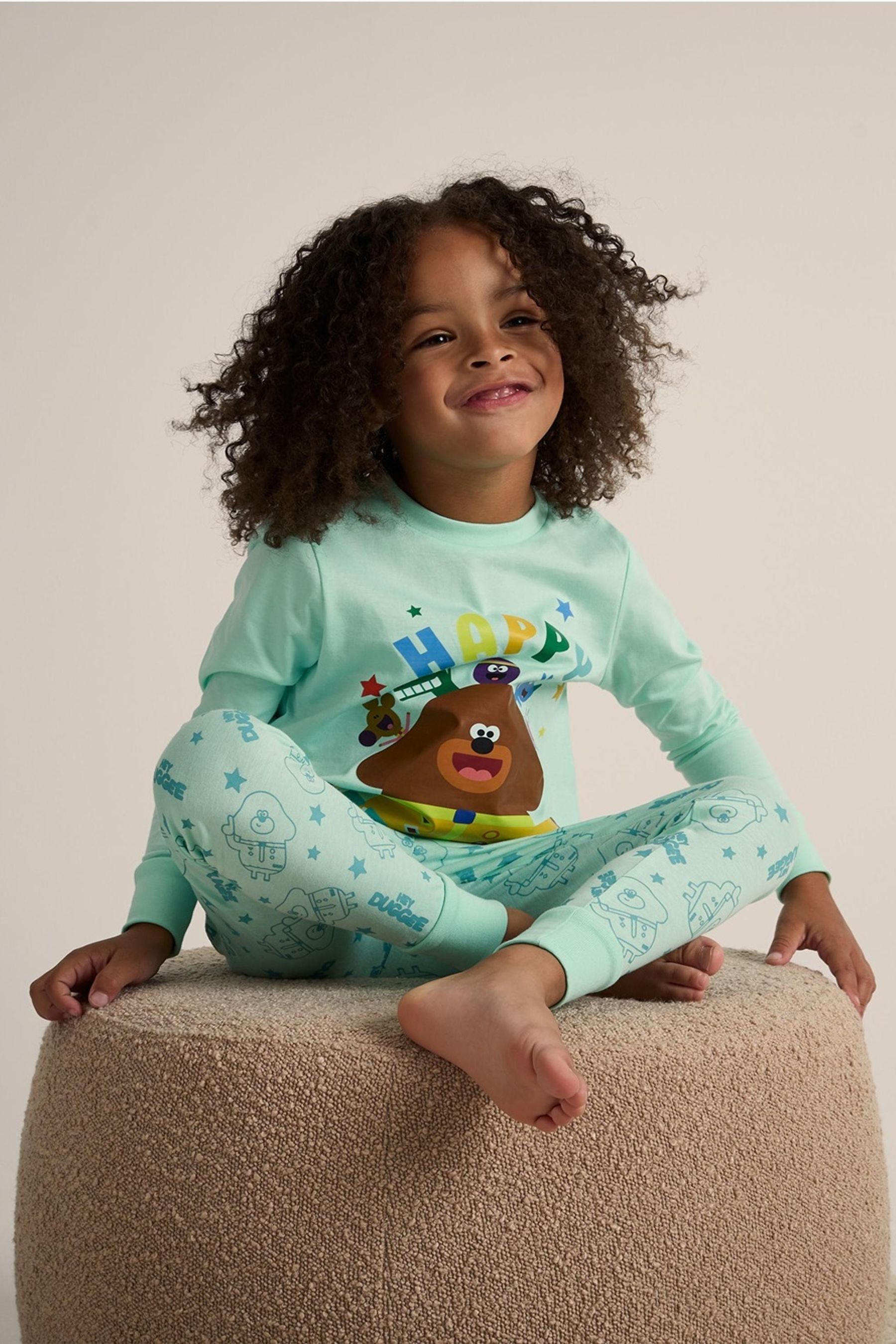 Buy Brand Threads Blue Hey Duggee Unisex 100 Cotton Pyjamas Set from Next Luxembourg