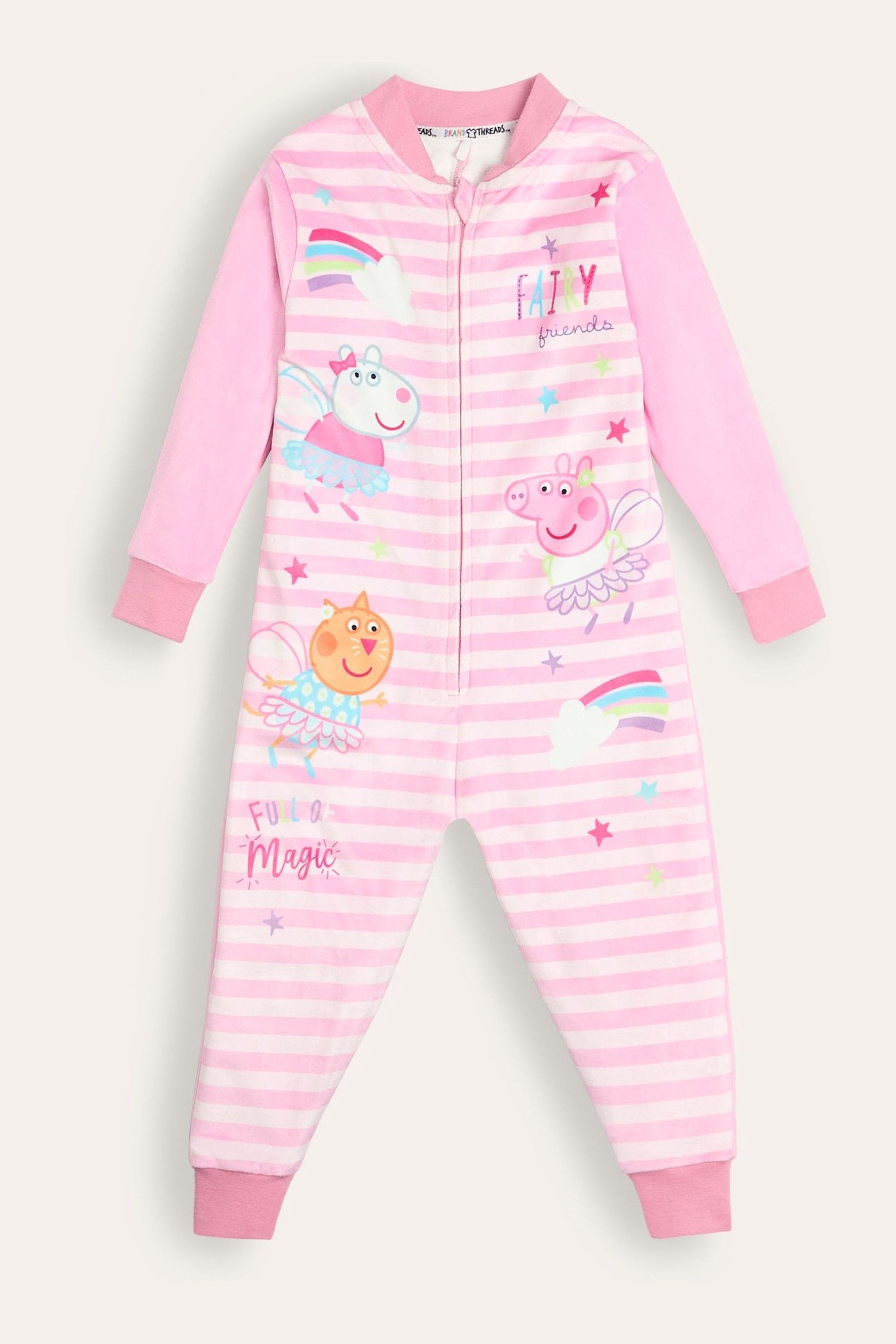 Buy Brand Threads Pink Girls Peppa Pig All In One from Next Austria