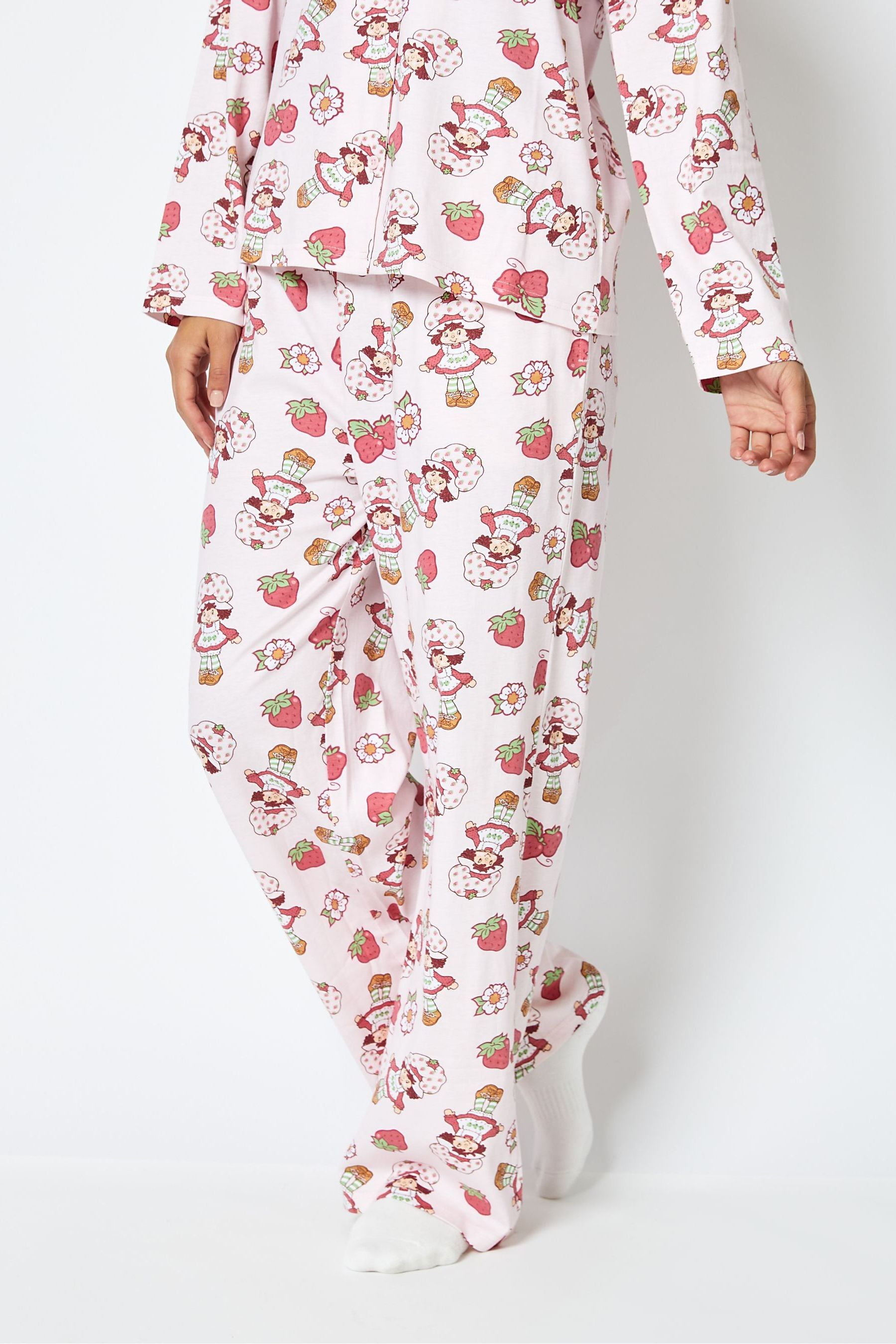Strawberry Shortcake x Skinnydip Pyjama Set in Pink