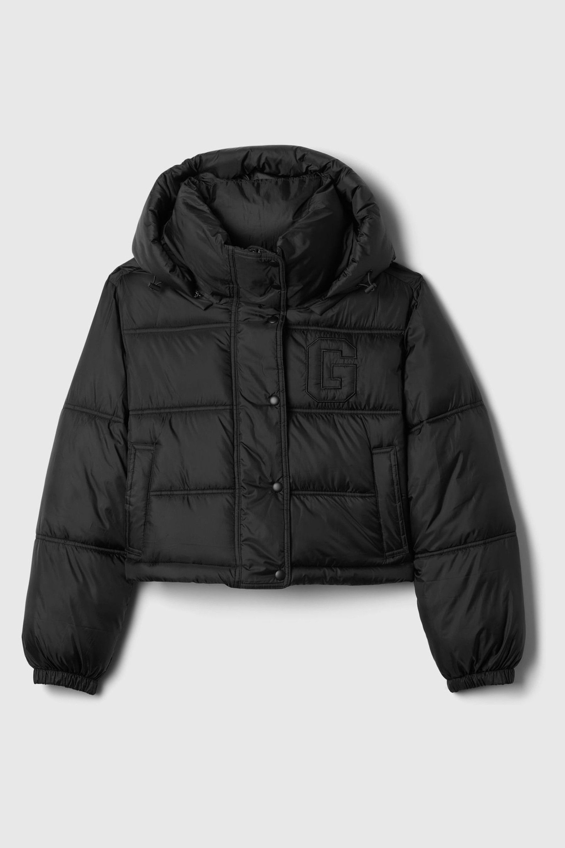 Buy Gap Black Heavyweight Puffer Logo Jacket from Next Netherlands