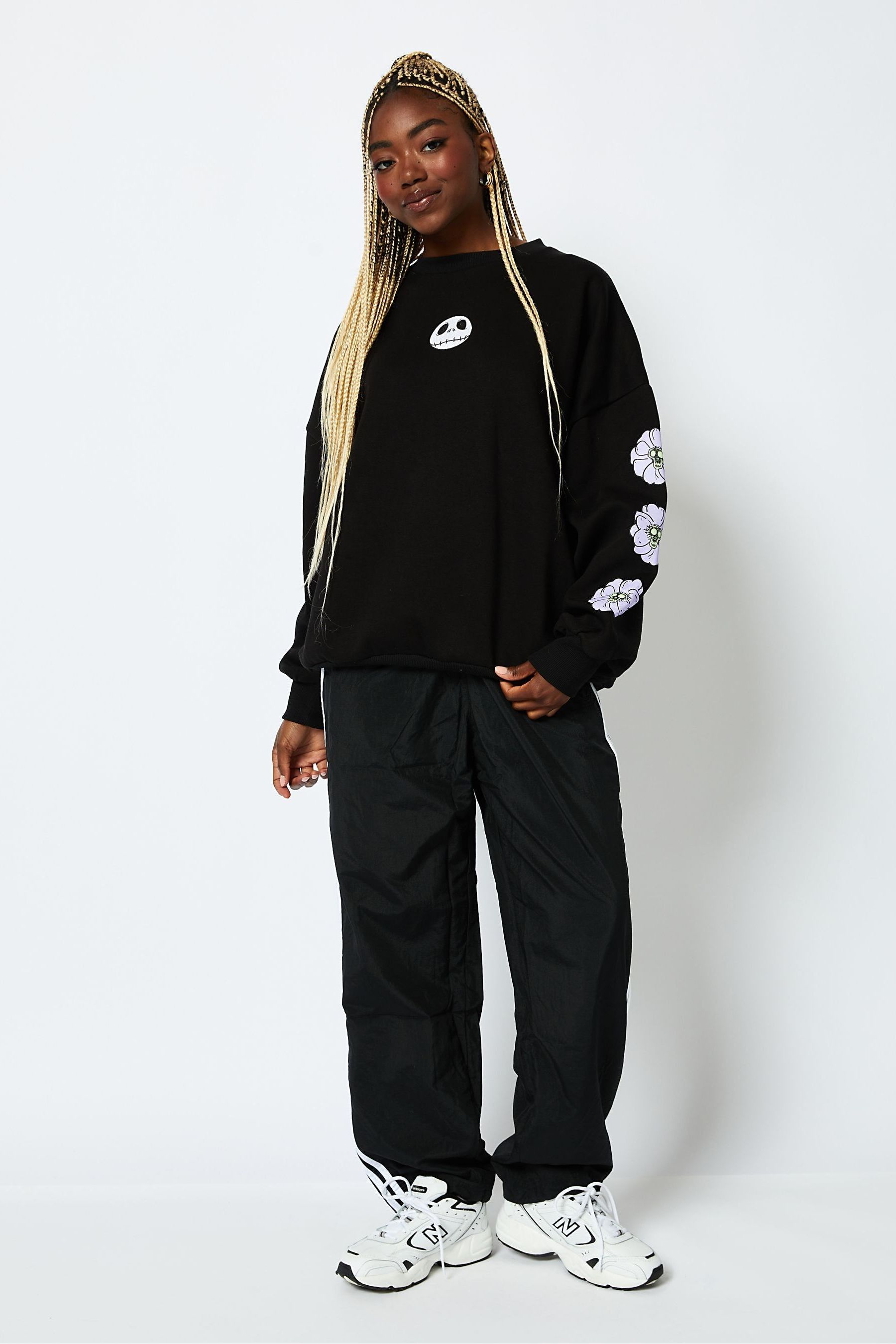Buy Disney Jack Skellington Sweatshirt in Black from Next Gibraltar