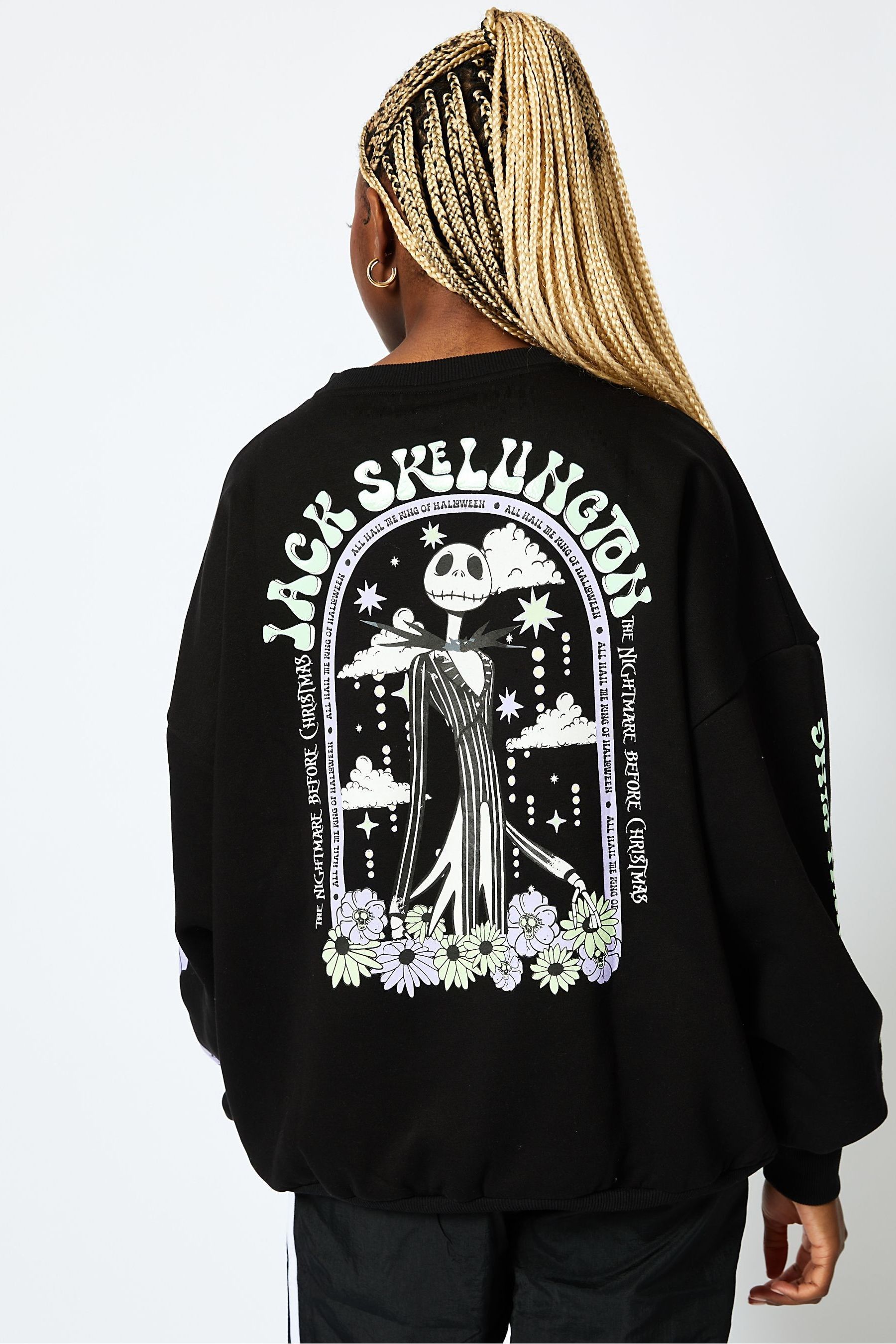 Buy Disney Jack Skellington Sweatshirt in Black from Next Canada