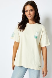 Miffy Poster T-Shirt in Ecru - Image 2 of 4