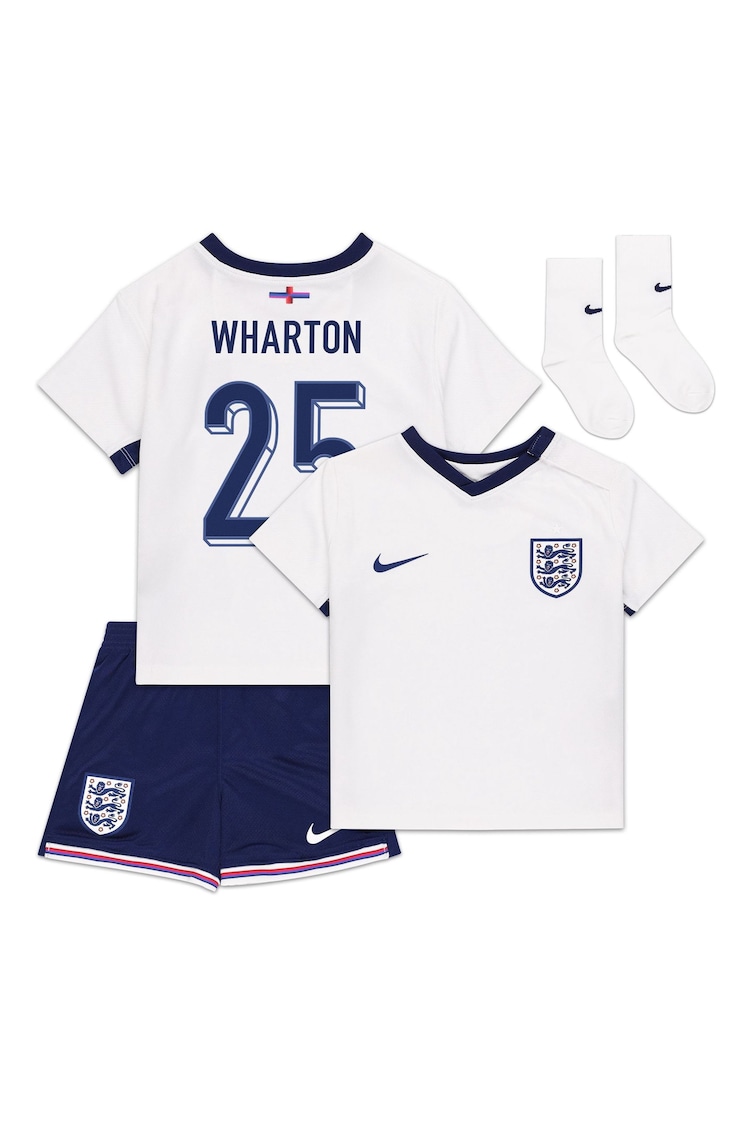 Nike Home Wharton 25 Infant England Stadium Mini Kit 2024 - Image 3 of 3