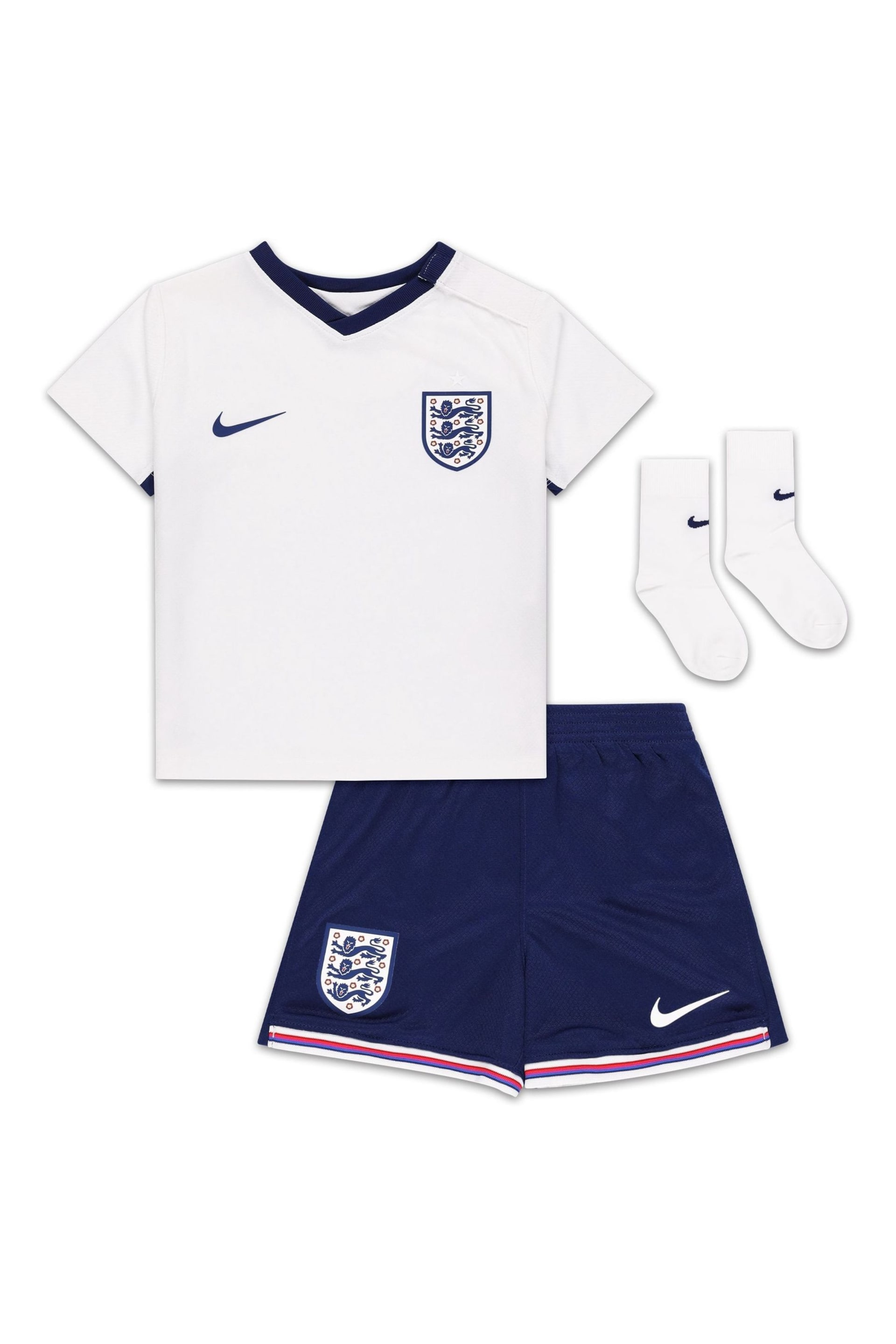 Nike Home Infant England Stadium Mini Kit 2024 - Image 2 of 3