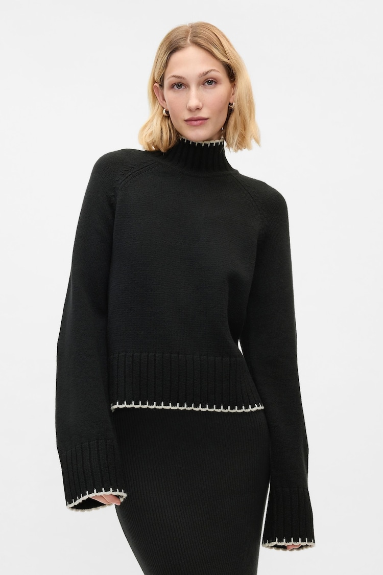 Gap Black CashSoft Turtle Neck Jumper - Image 1 of 8