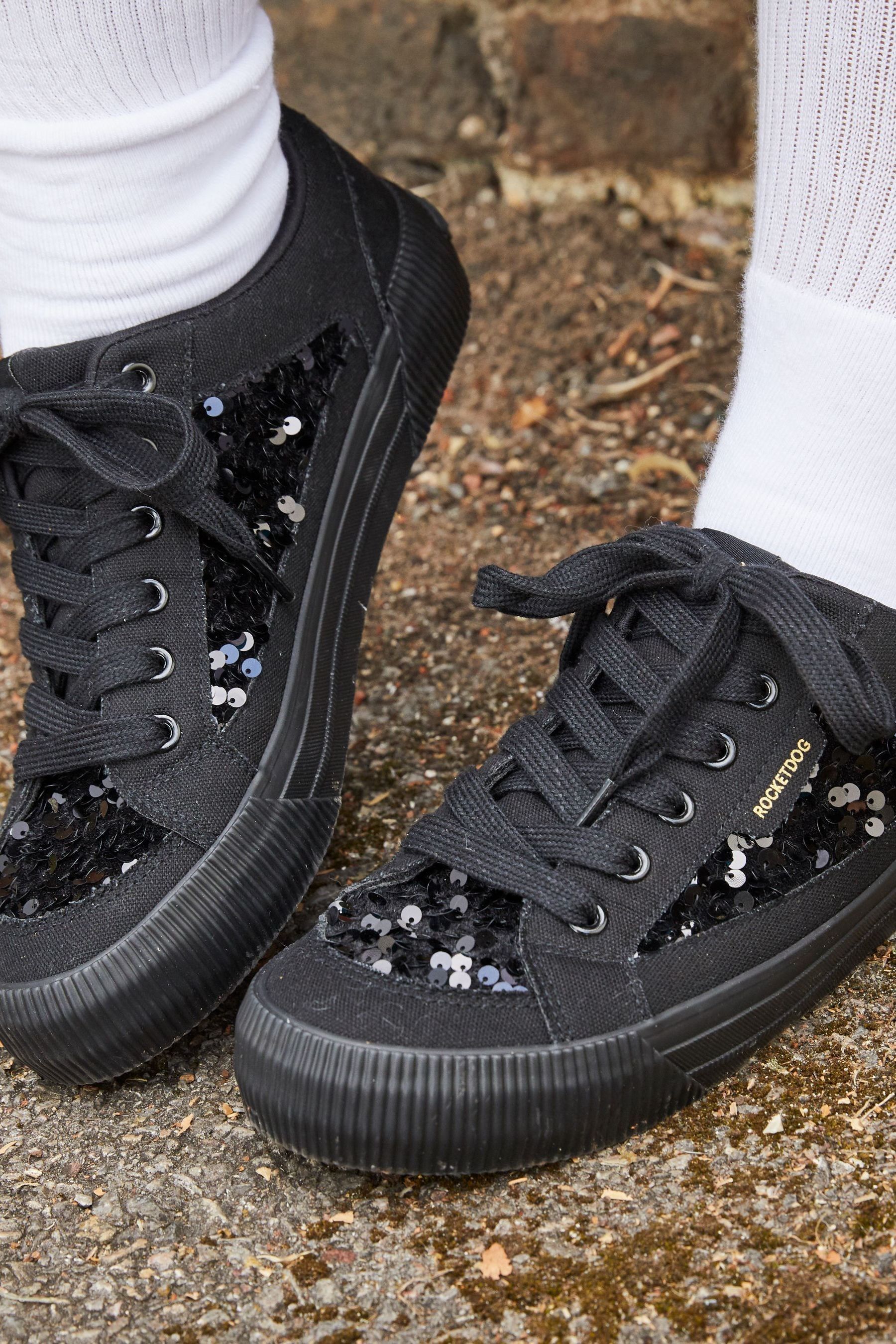 Black rocket dog shoes on sale