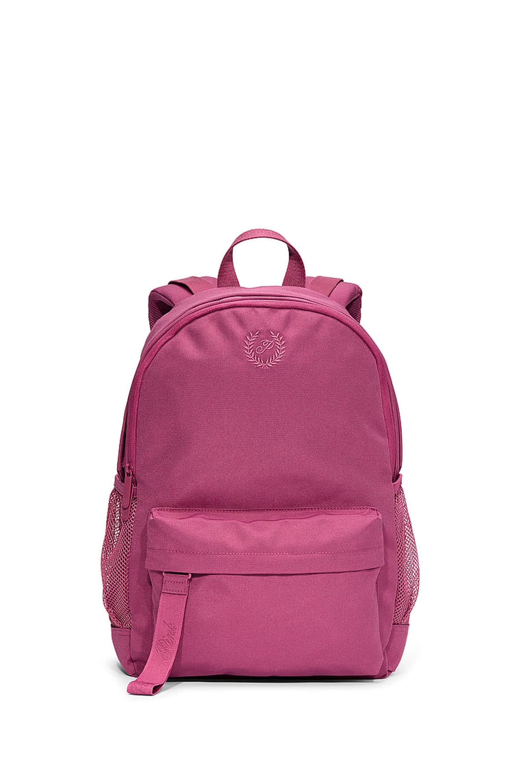 Buy Victoria s Secret PINK Pink Violet Canvas Backpack from the Next UK online shop