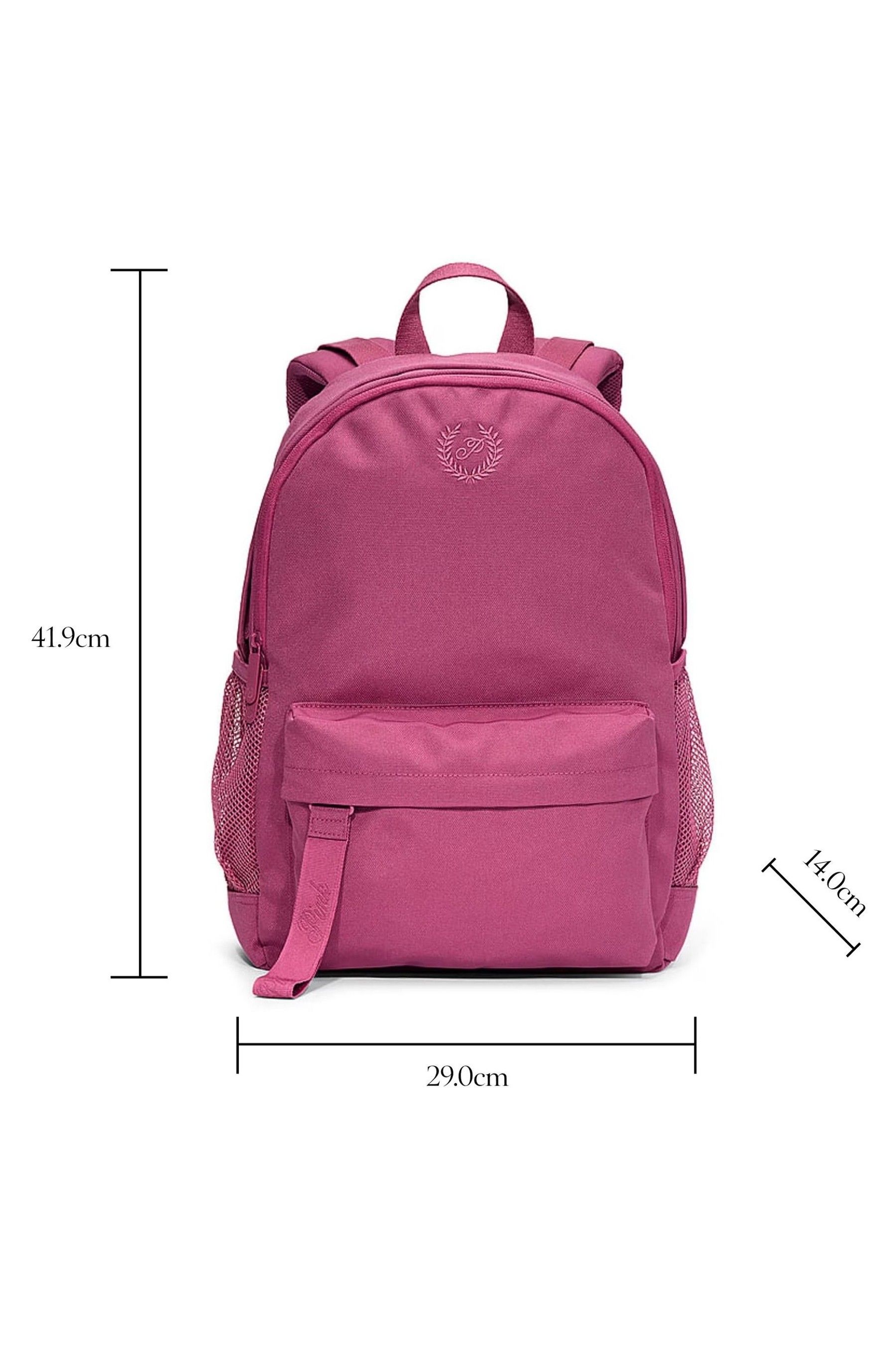 Buy Victoria s Secret PINK Pink Violet Canvas Backpack from the Next UK online shop
