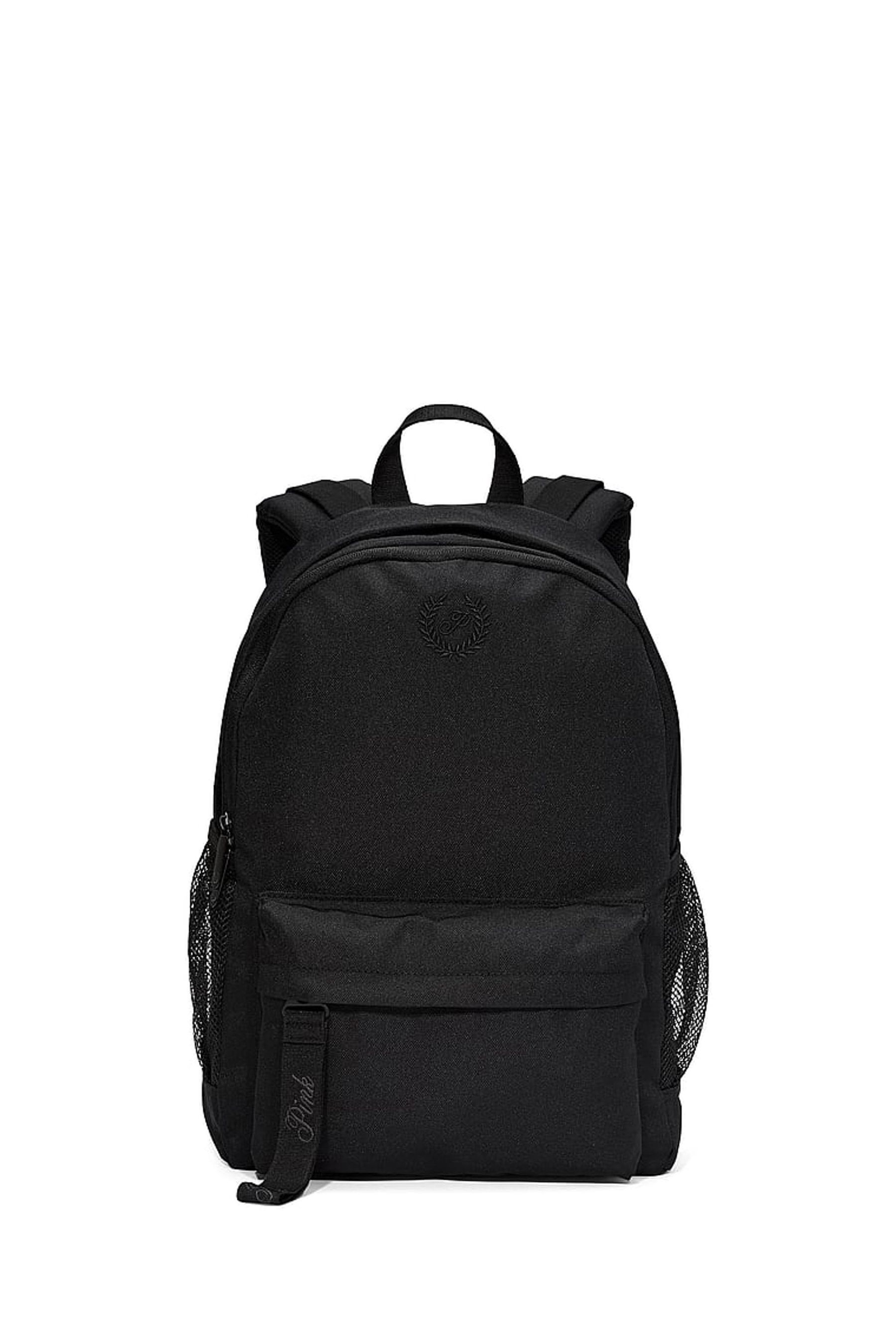 Buy Victoria s Secret PINK Black Canvas Backpack from the Next UK online shop