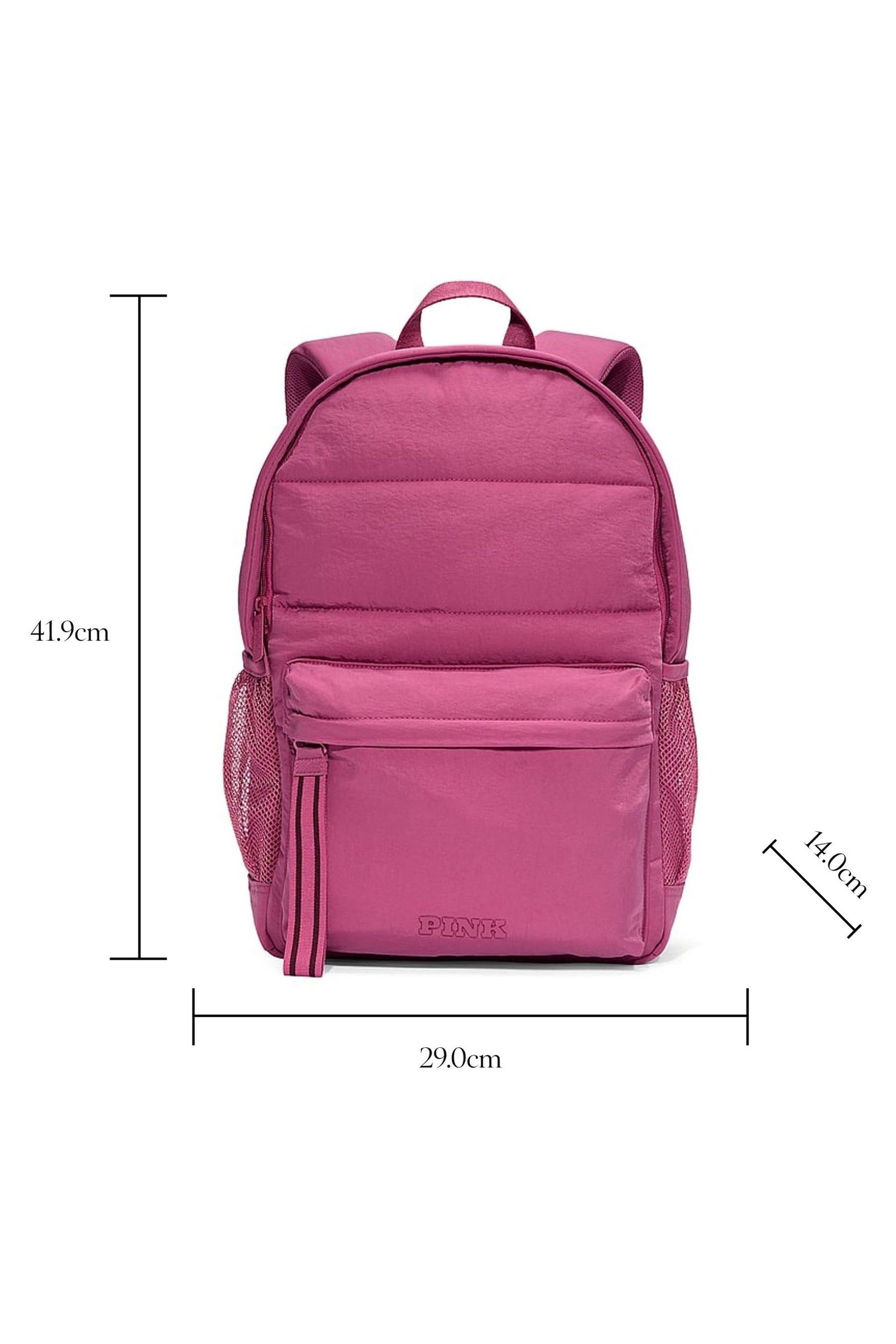 Buy Victoria s Secret PINK Pink Violet Puffer Backpack from the Next UK online shop