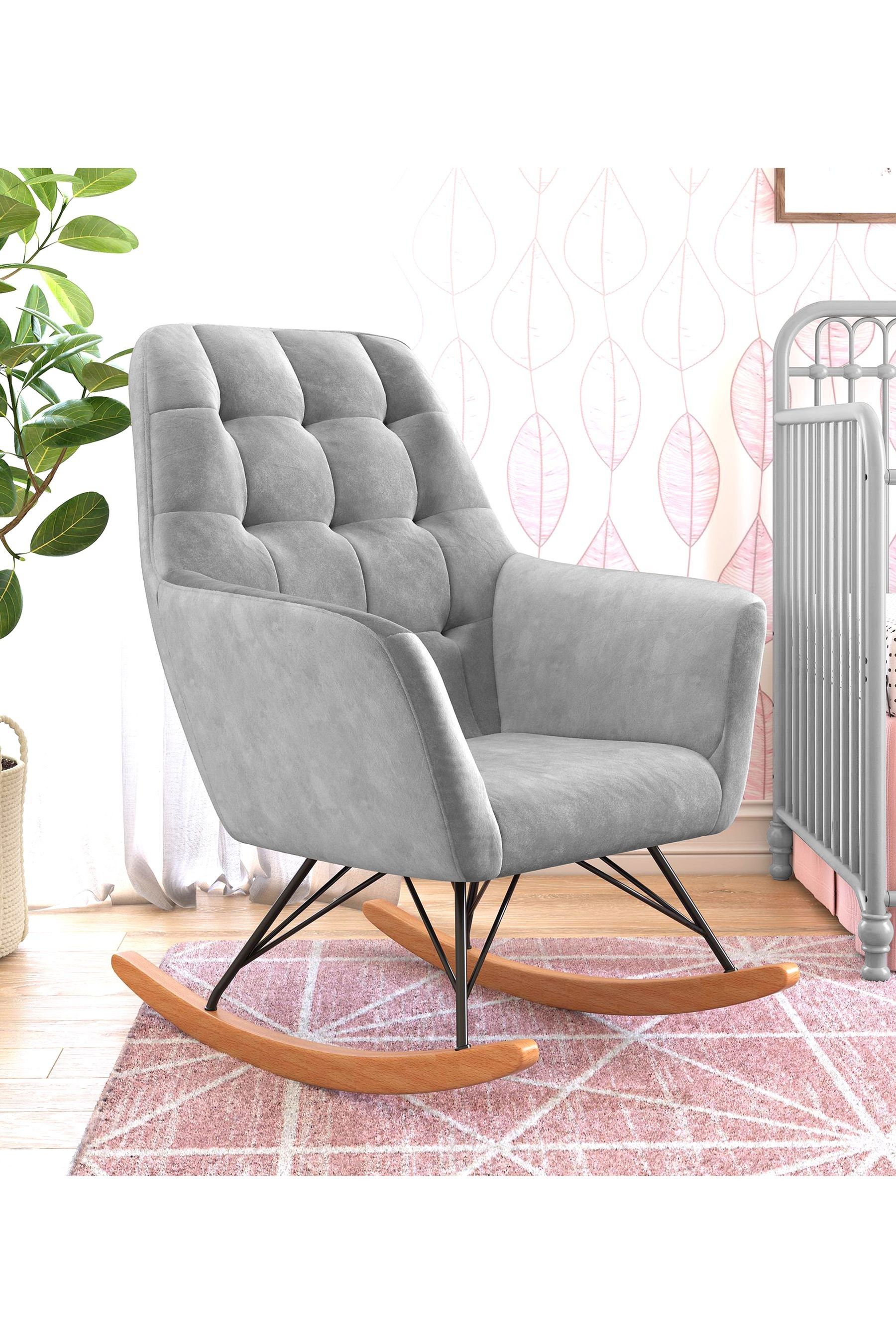 Rocking chair grey nursery sale