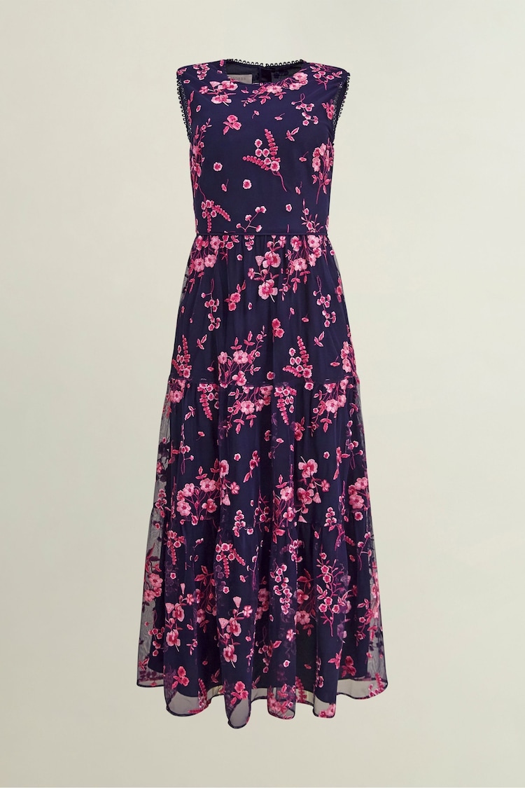 Hobbs Blue Bethany Dress - Image 4 of 4