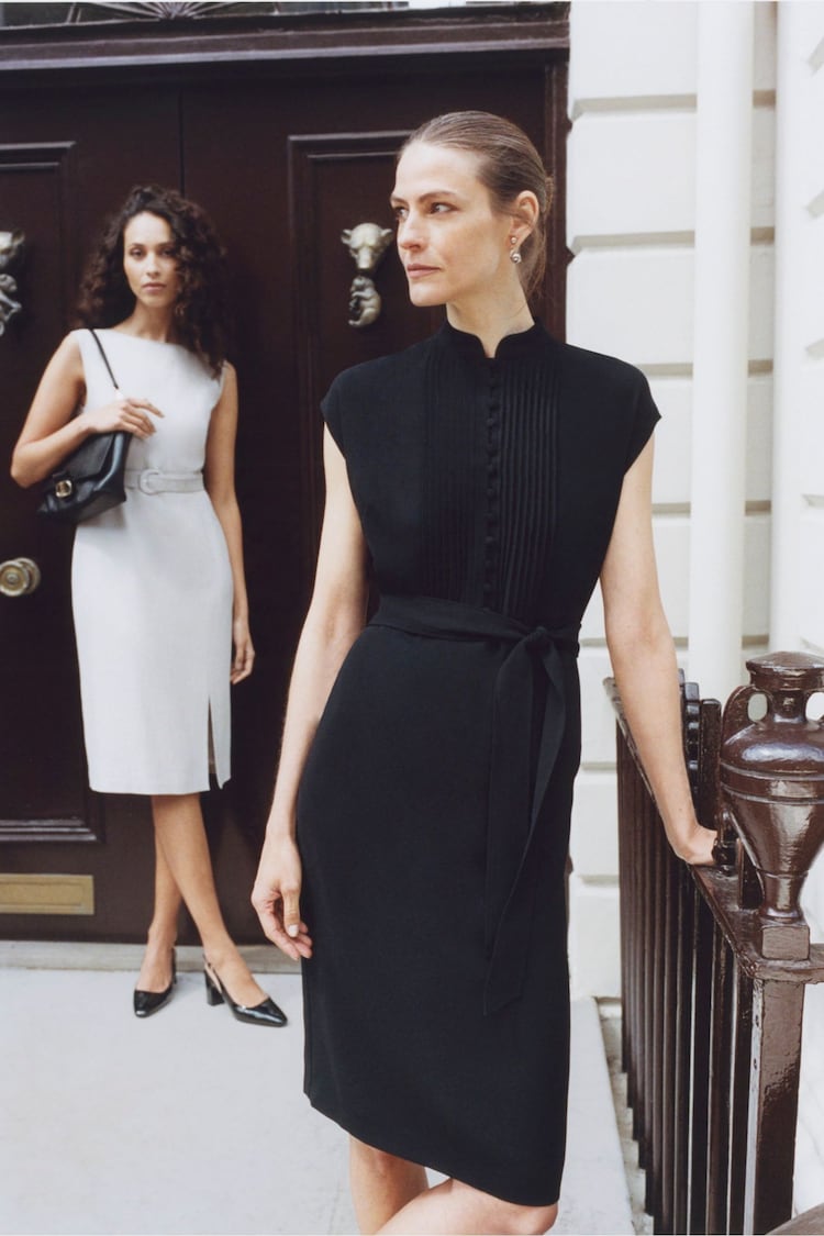 Hobbs Black Pia Dress - Image 1 of 5