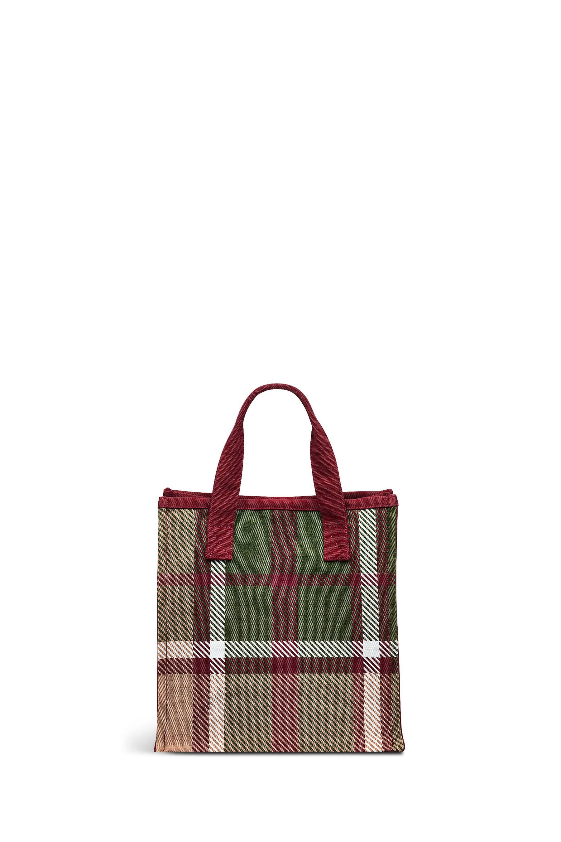 Buy Radley London Small Red Autumn Check Open Top Grab Bag from Next Germany