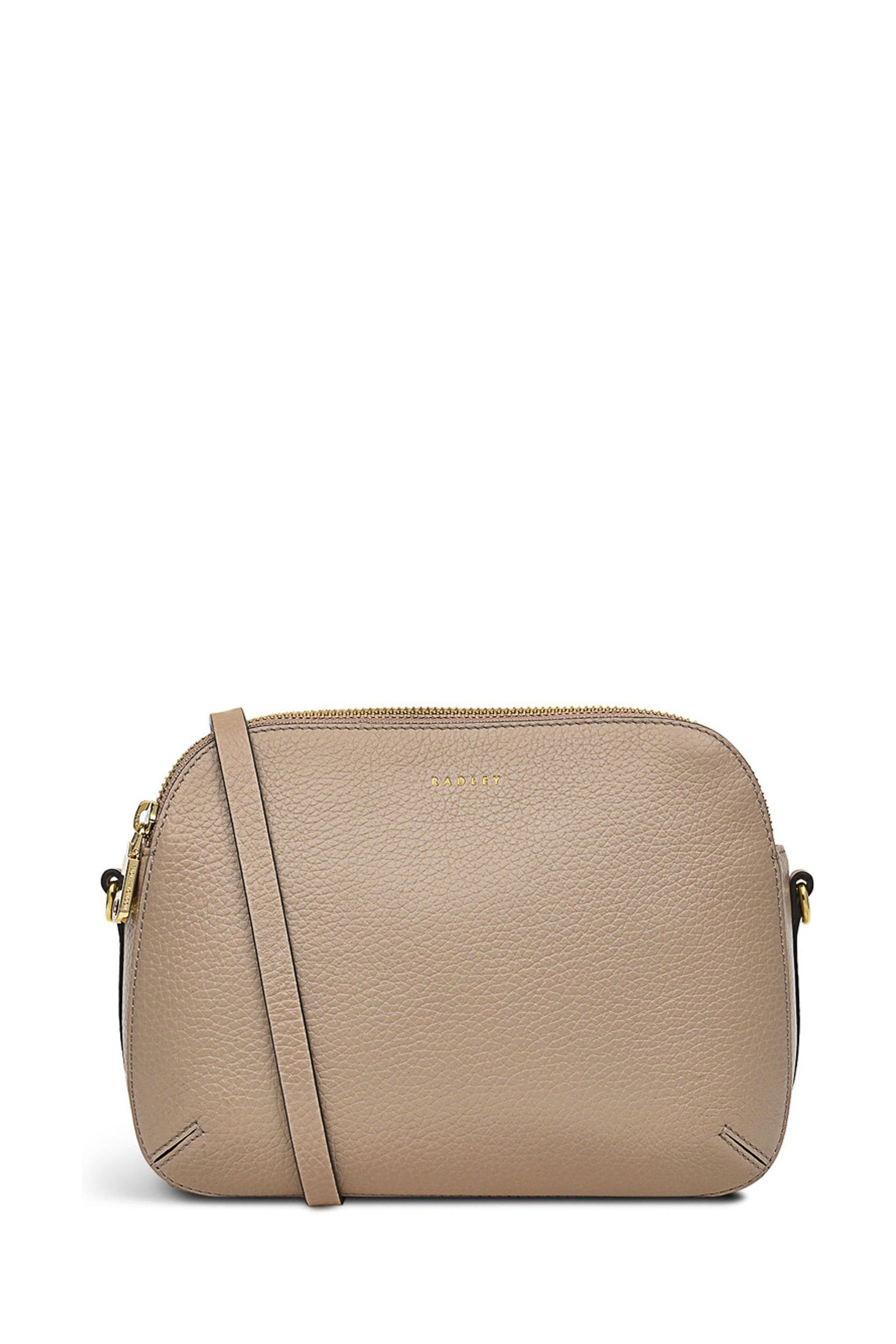 Cream Radley London Dukes Place Medium Zip Top Cross Body Bag