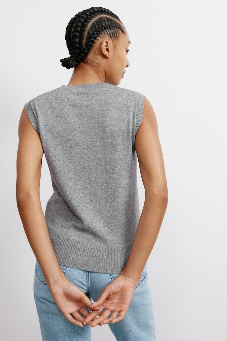 Albaray Grey Cashmere Blend Tank - Image 2 of 4