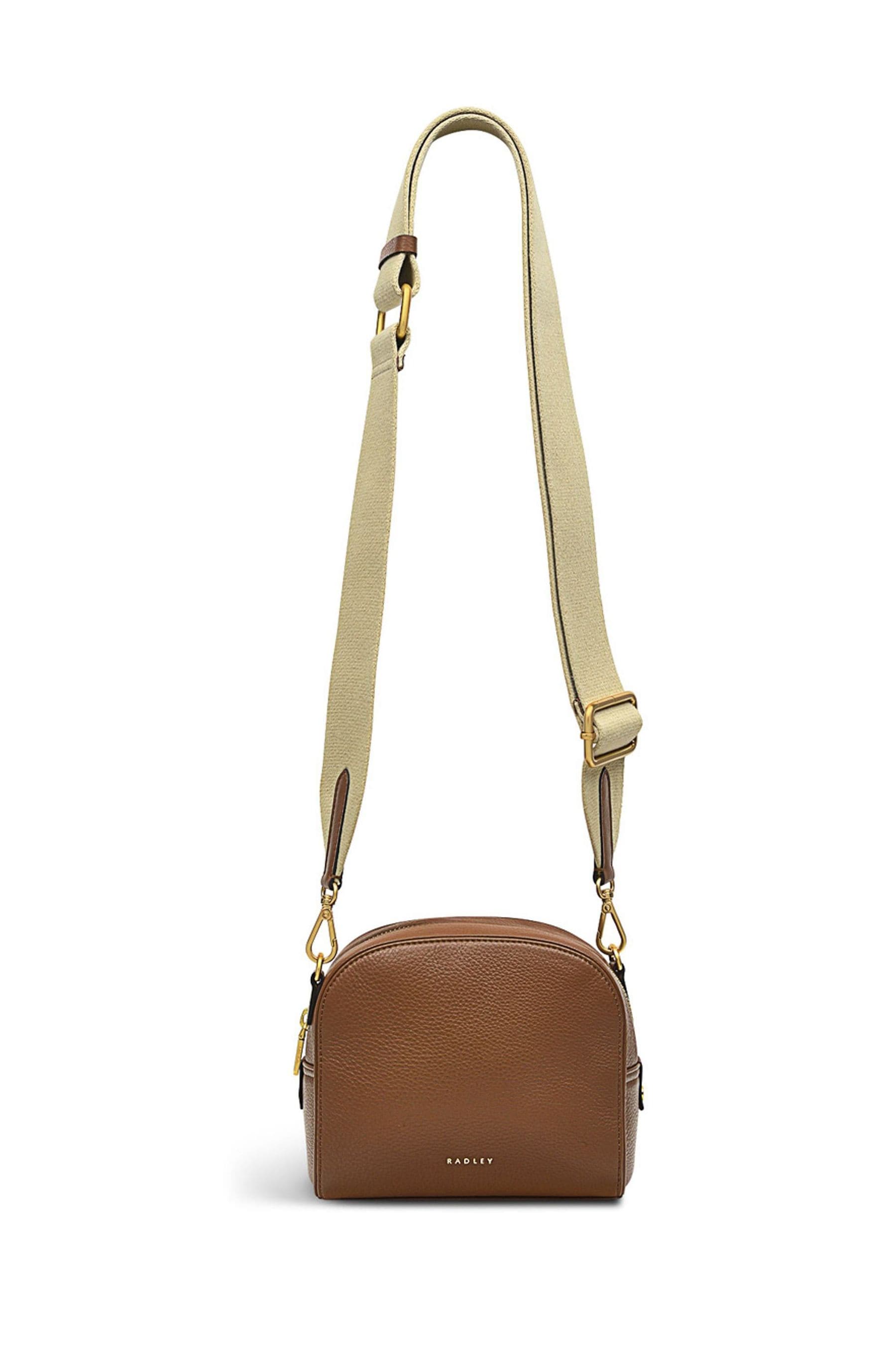 Radley London Small Arden Crescent Zip Around Cross Body Bag ONE BROWN Womens
