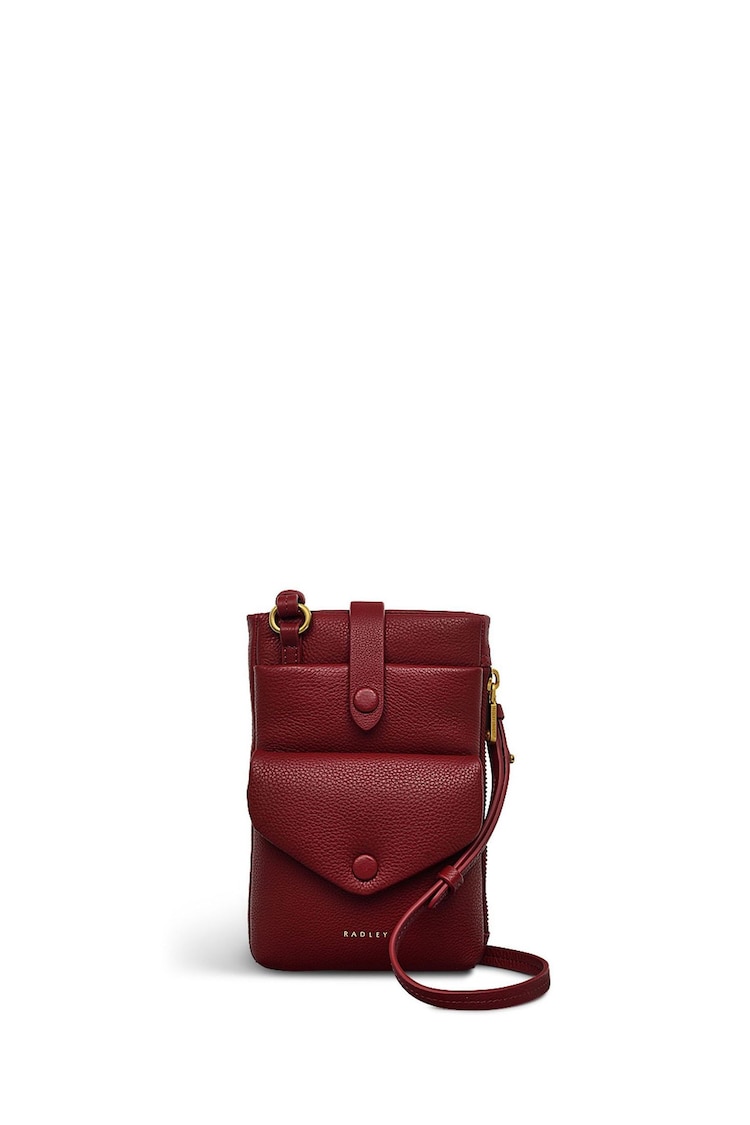 Radley London Medium Red Mallow Street Phone Cross-Body Bag - Image 1 of 4