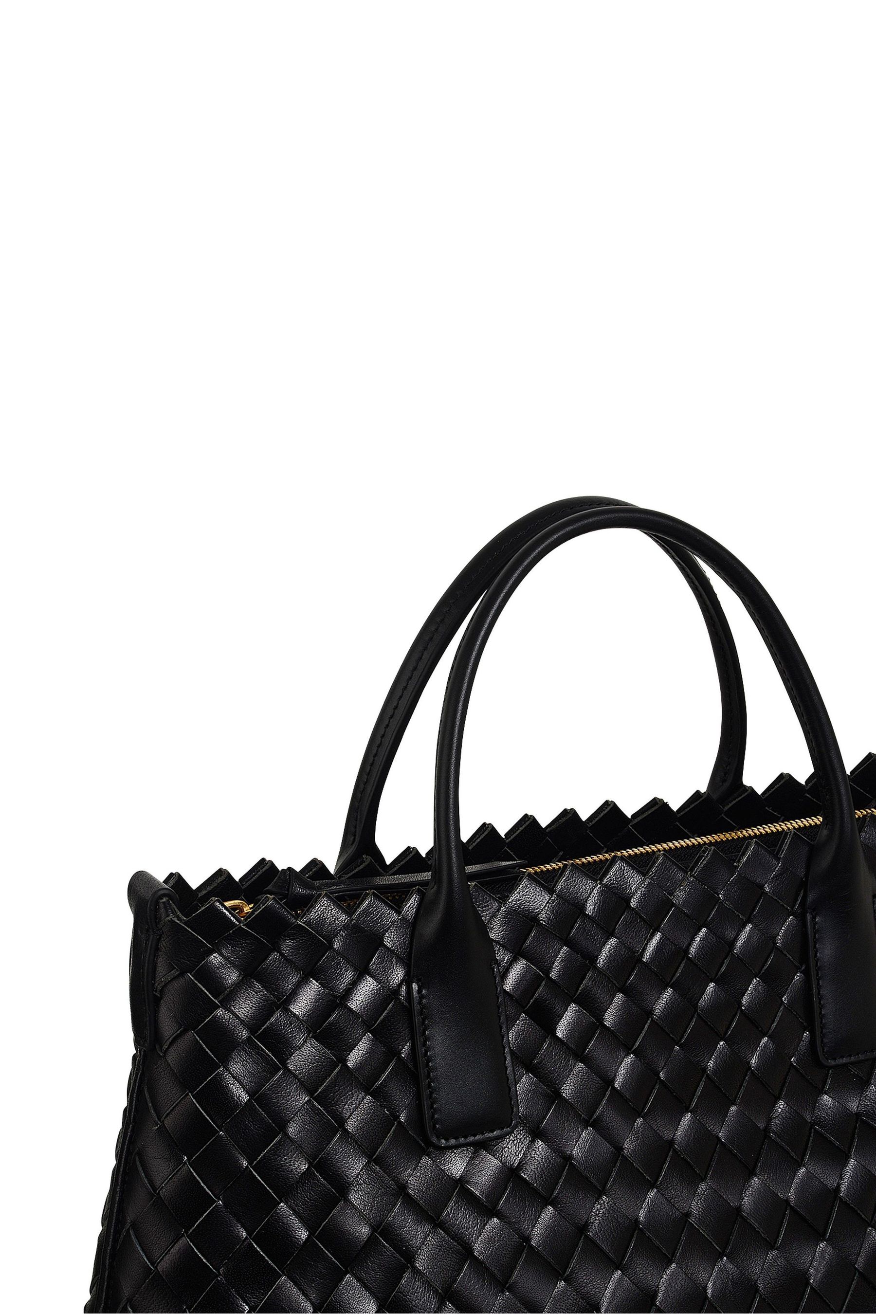 Buy Radley London Medium The Goswell Weave Open Top Grab Black Bag from Next Belgium