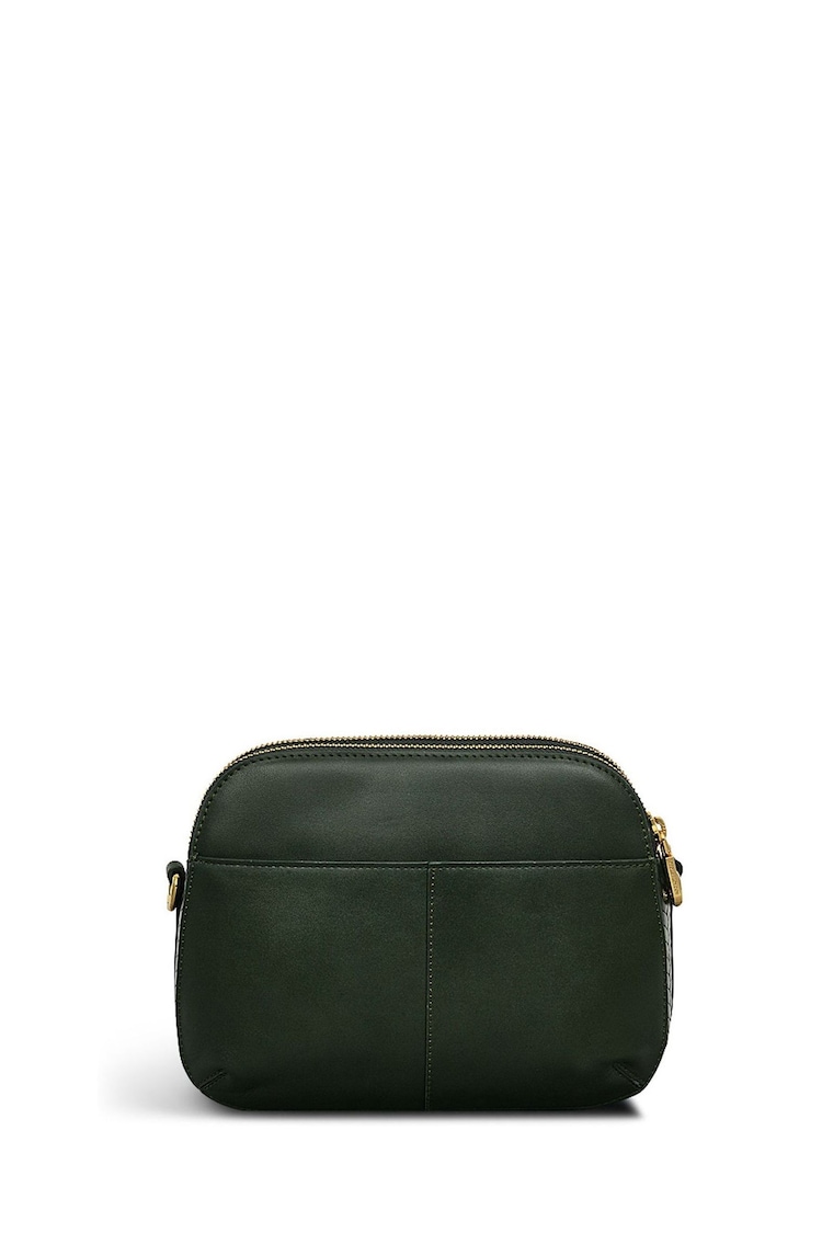 Radley London Medium Green Dukes Place Icon Weave Emboss Zip-Top Cross-Body Bag - Image 2 of 5