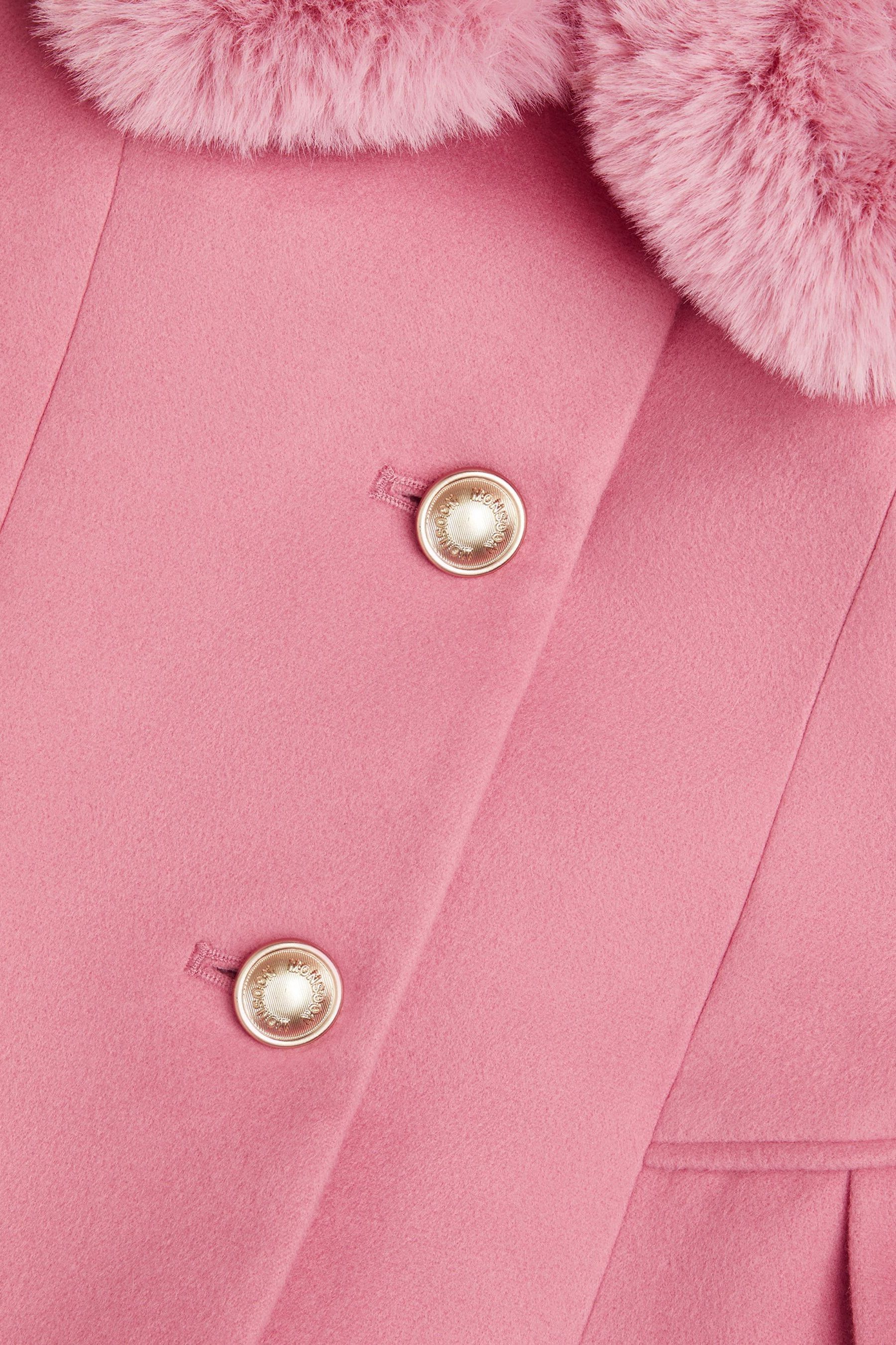 Monsoon pink coat on sale