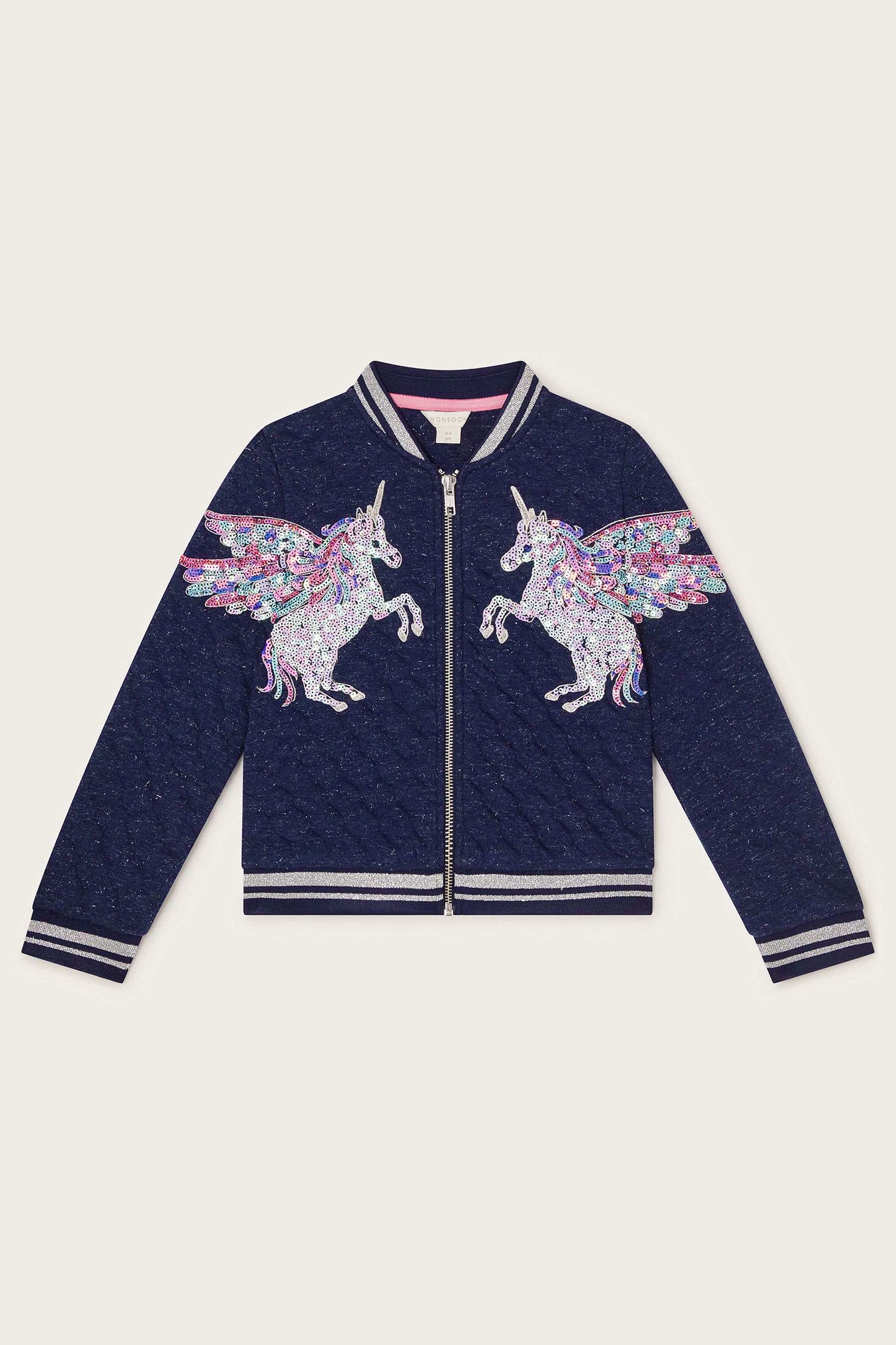 Unicorn sequin bomber jacket cheap