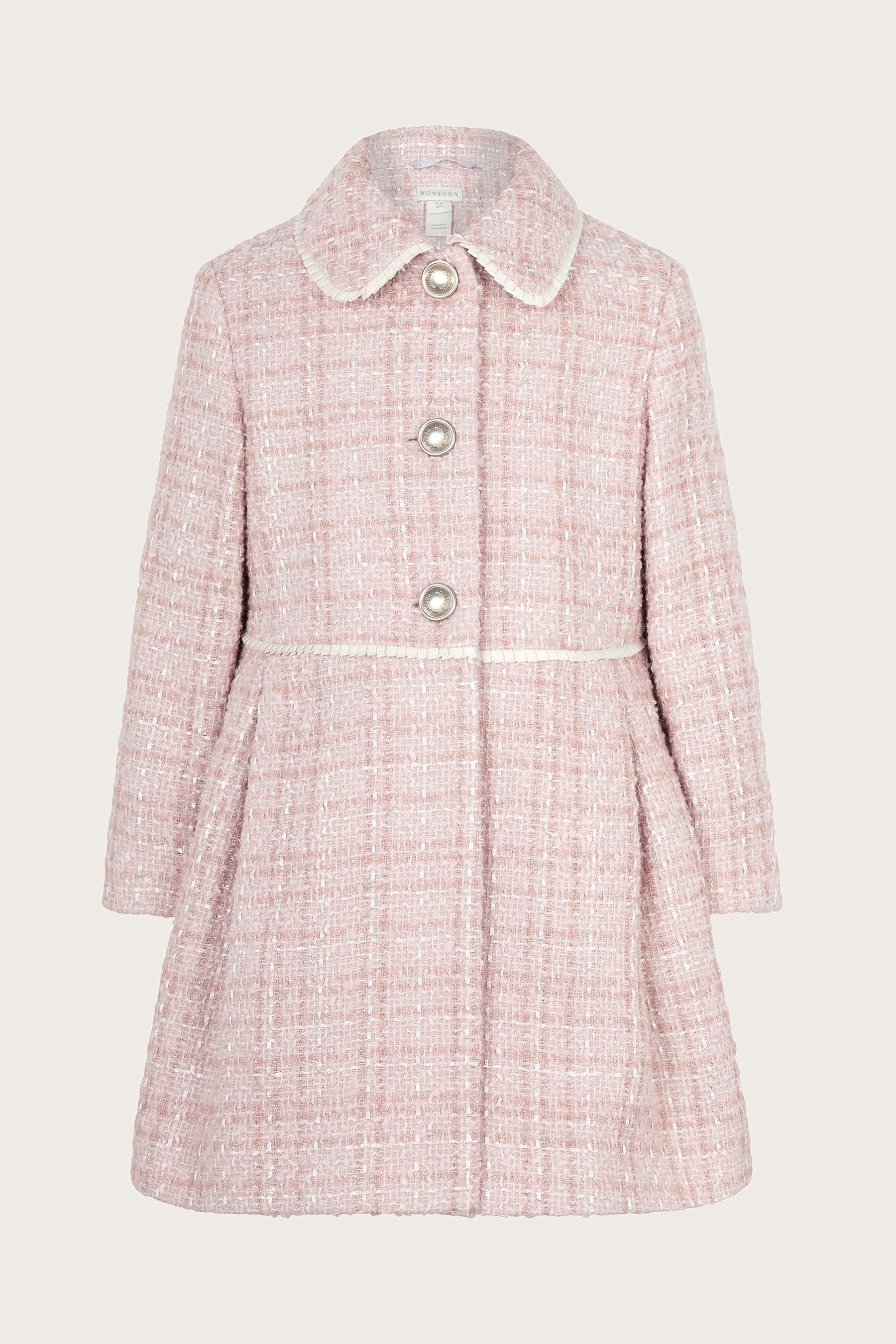 Monsoon mila tweed coat hotsell