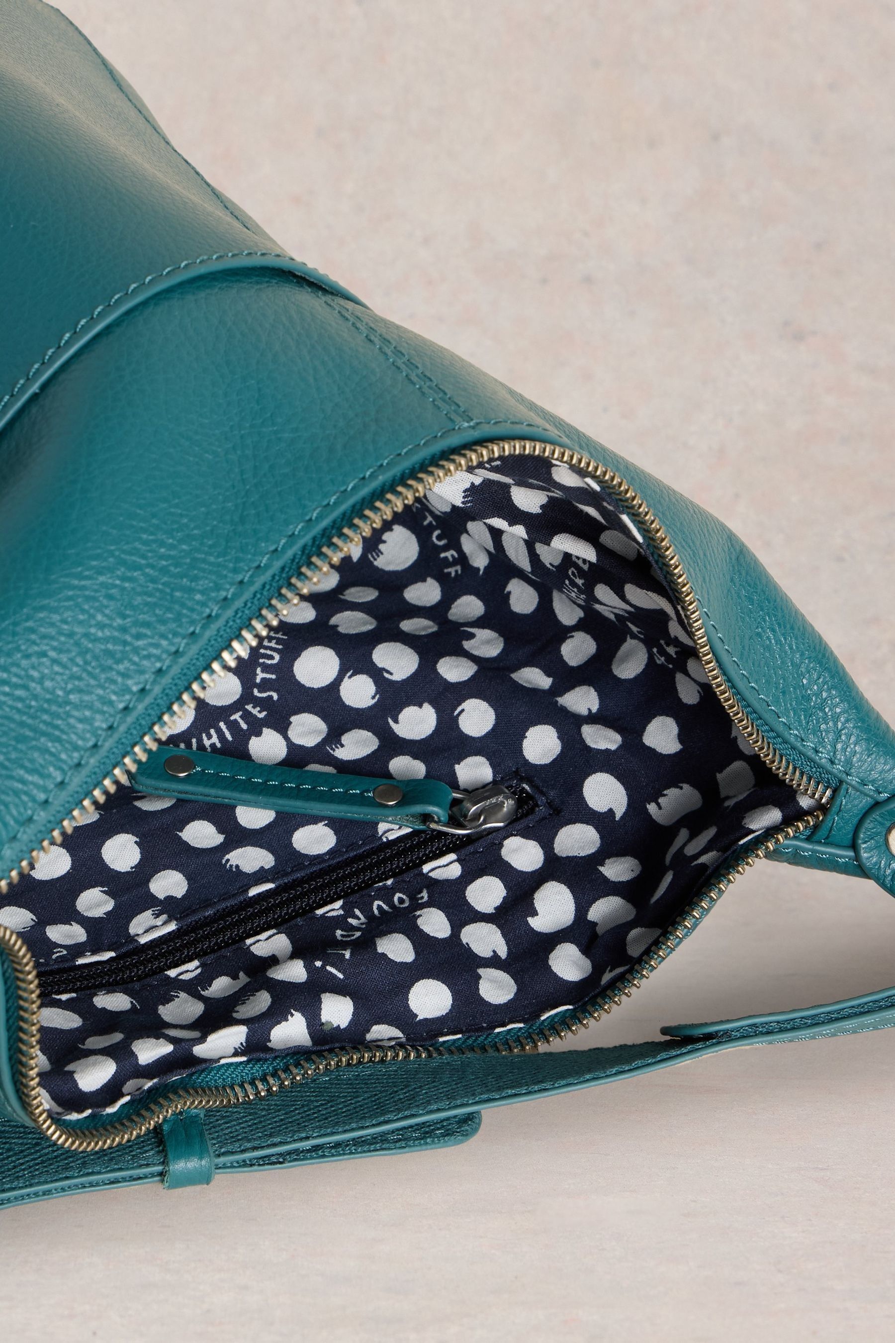 Buy White Stuff Green Fern Leather Cross Body Bag from Next Canada
