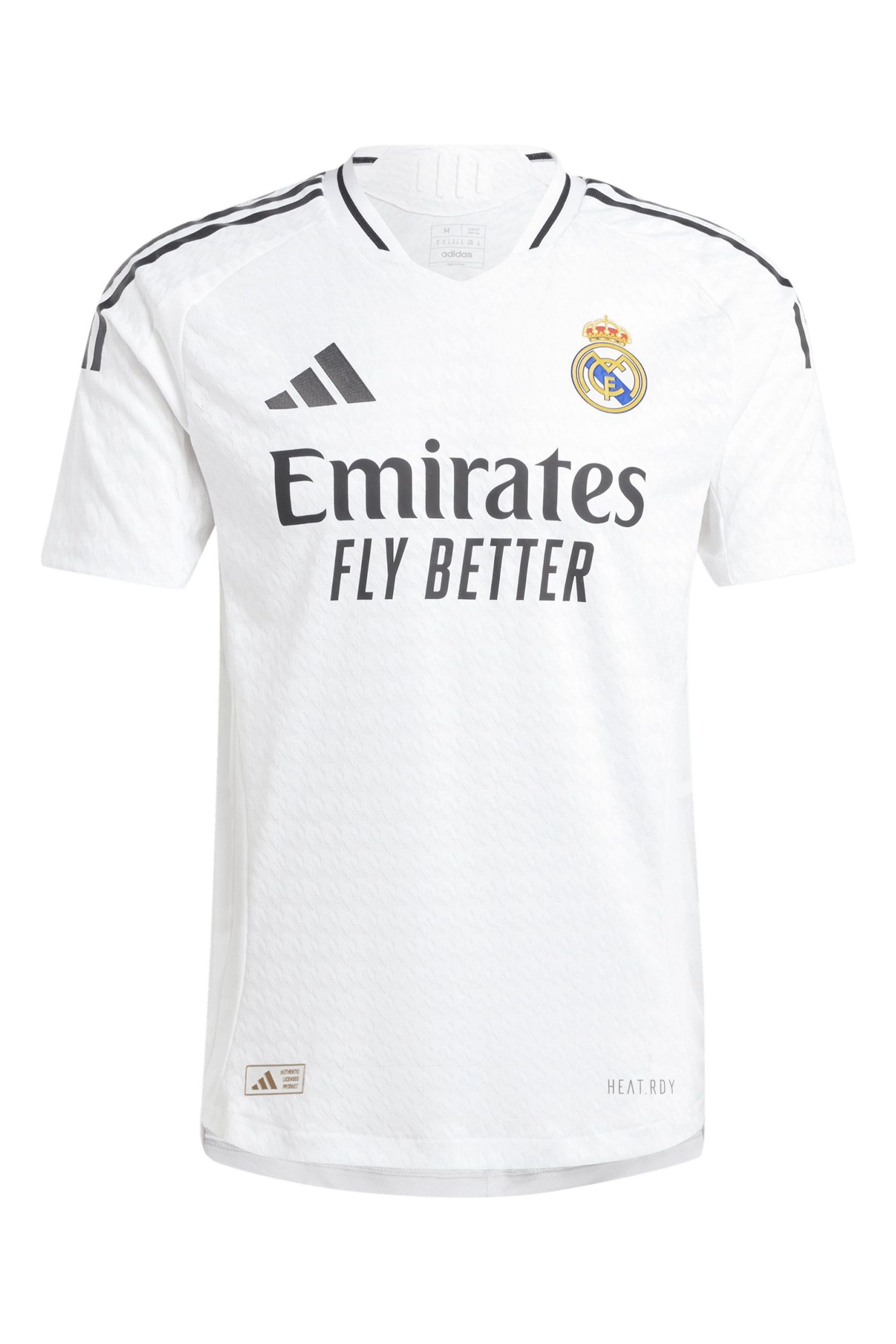 Buy adidas White Real Madrid Home Authentic Shirt 2024 25 from Next Oman
