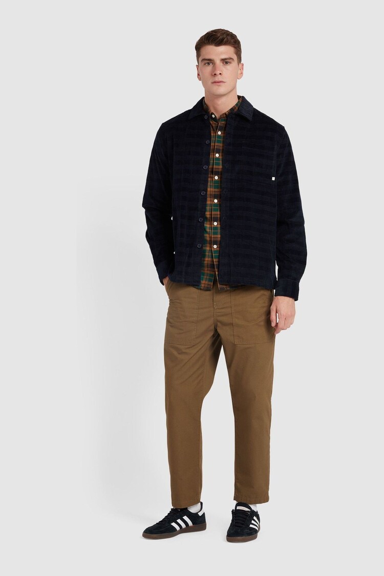 Farah Green Brewer Check Long Sleeve Shirt - Image 2 of 5