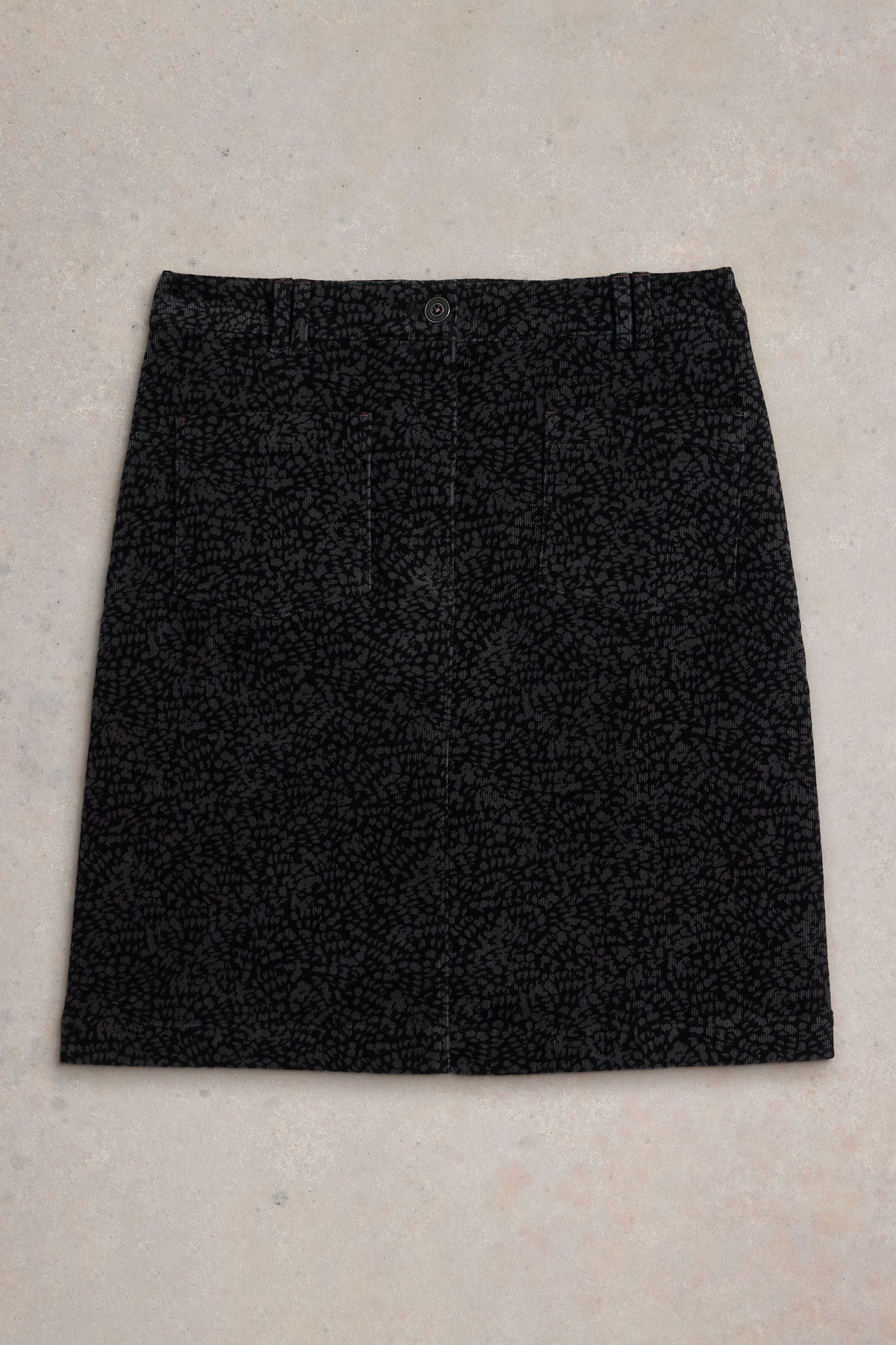 Buy White Stuff Black Melody Organic Cord Skirt from Next France