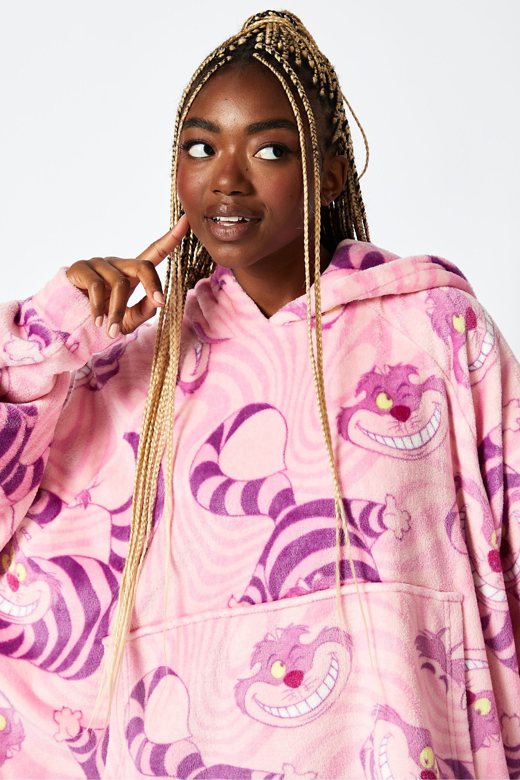 Buy Skinnydip Pink Disney Cheshire Cat Blanket Hoodie from the Next UK online shop