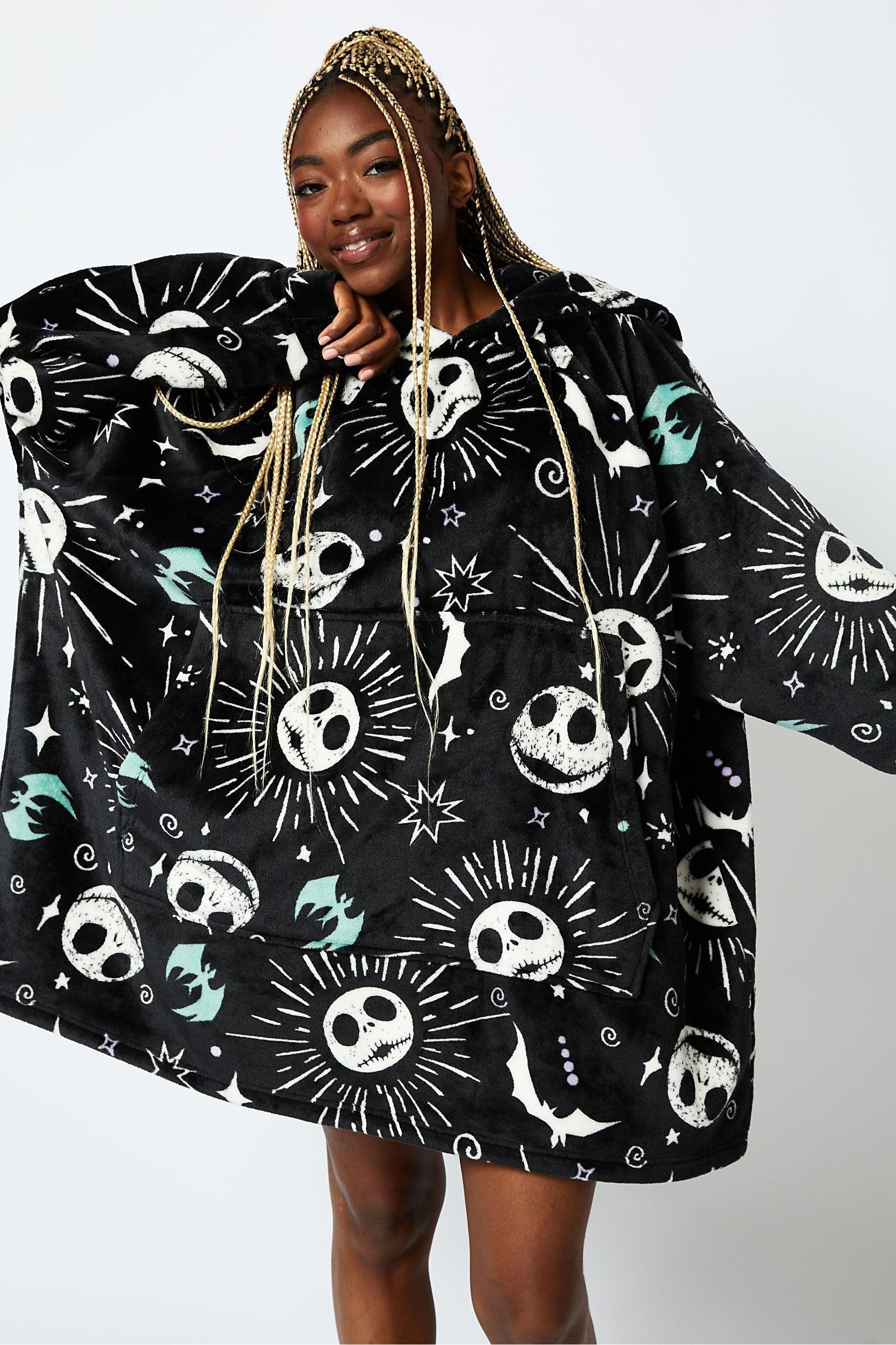 Nightmare before christmas hoodie plus size shop