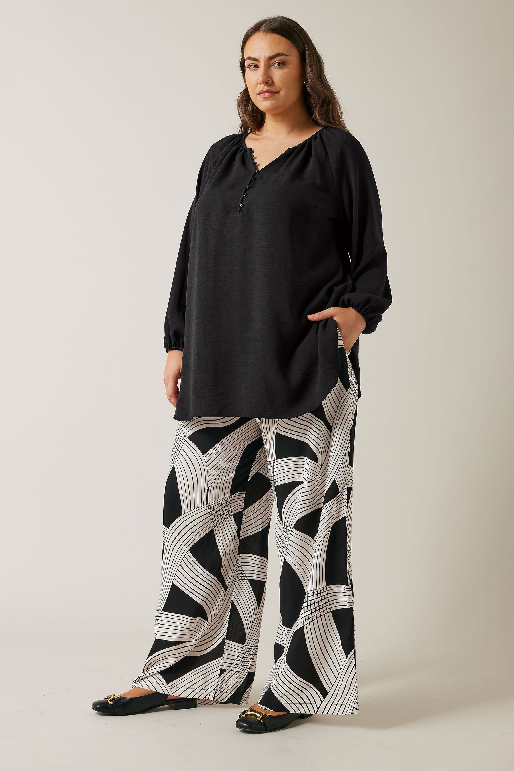 Buy Evans Long Sleeve Boho Blouse from Next Luxembourg
