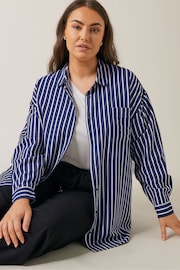 Evans Blue Stripe Girlfriend Shirt - Image 4 of 6