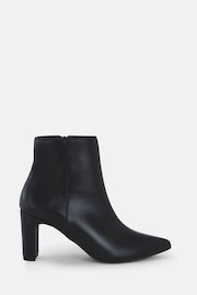 Novo Black Slim Harlie Block Heel Point Ankle Boots - Image 3 of 6