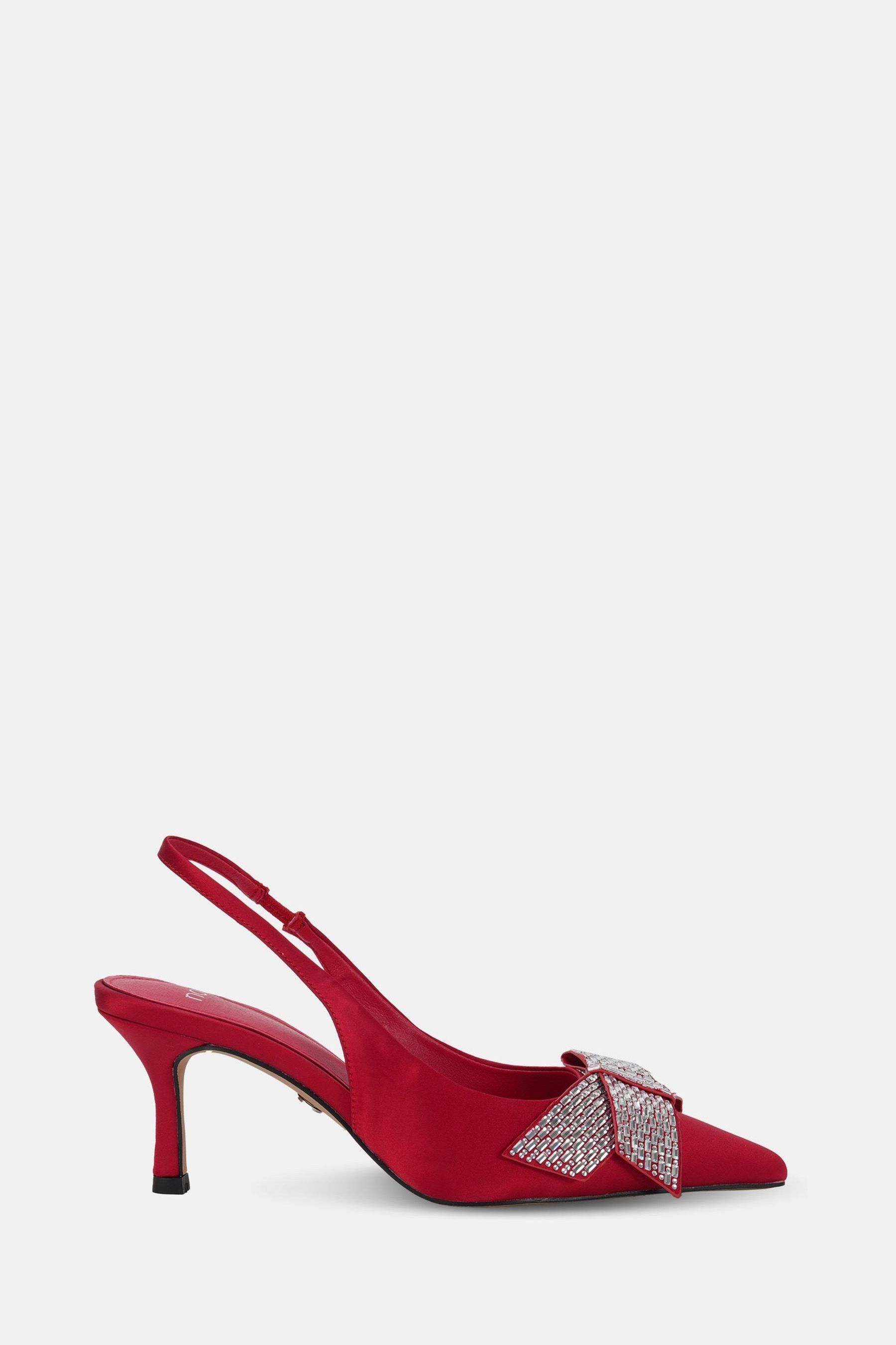 Buy Novo Red Regular Fit Isernia Luxe Diamante Bow Slingback Court Shoes from the Next UK online shop