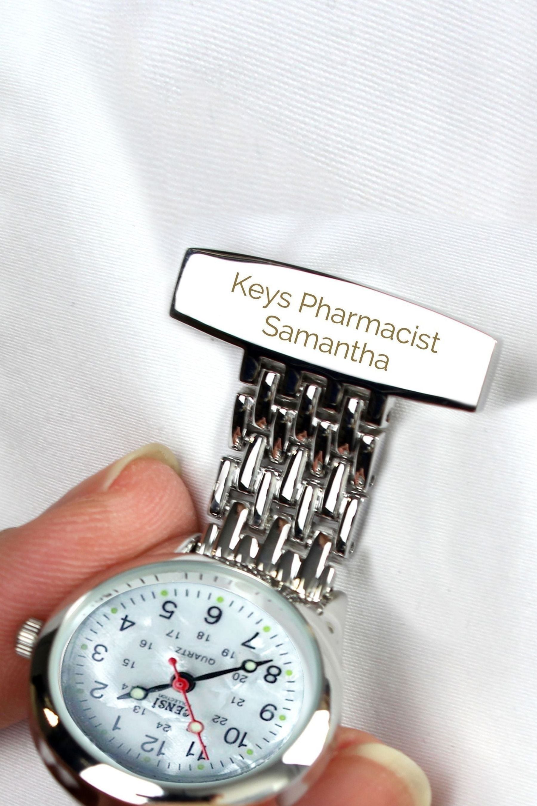 Buy PMC Silver Personalised Nurses Fob Watch from the Next UK online shop