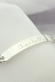 Silver Tone Personalised ID Bracelet By PMC - Image 2 of 3