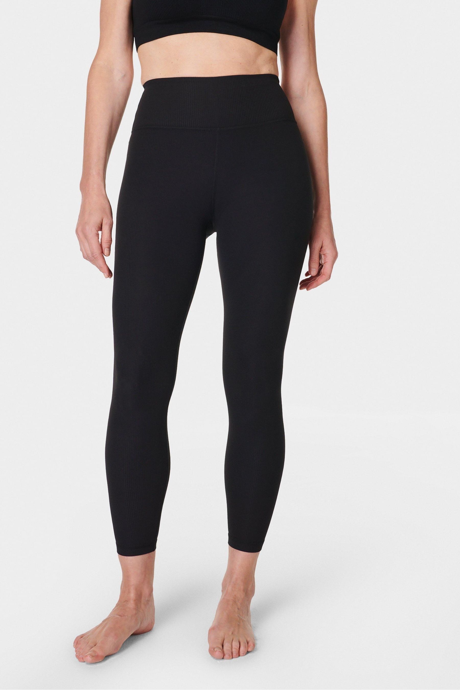 Ribbed workout leggings top