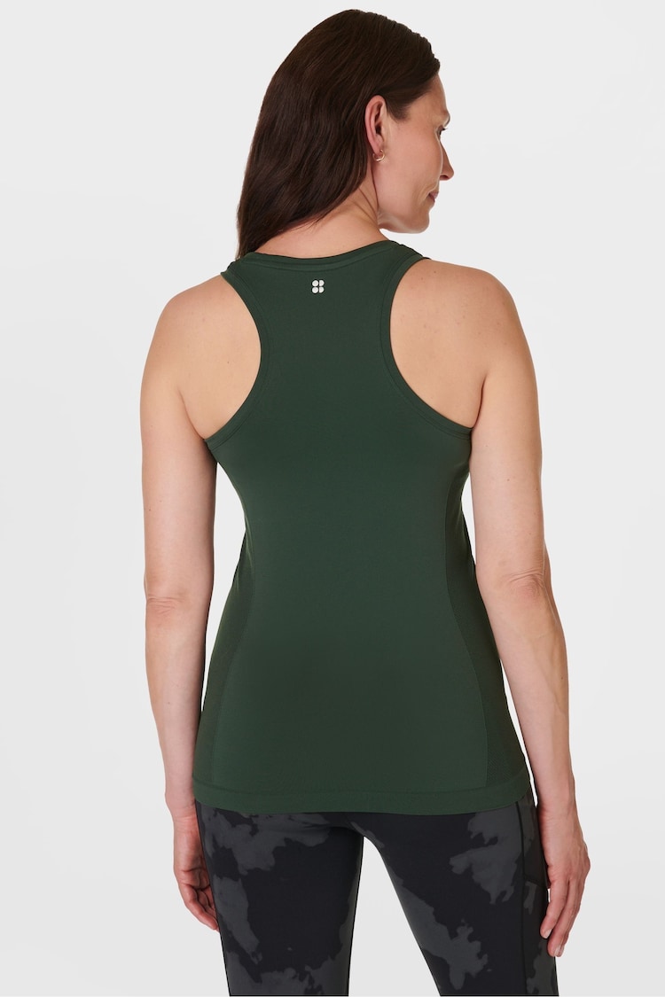 Sweaty Betty Green Athlete Seamless Workout Tank Top - Image 2 of 7