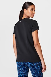 Sweaty Betty Black Athlete Seamless Featherweight T-Shirt - Image 2 of 7