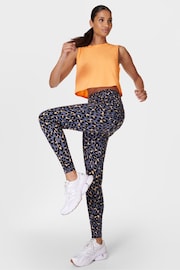 Sweaty Betty Orange Power Workout Leggings - Image 4 of 9